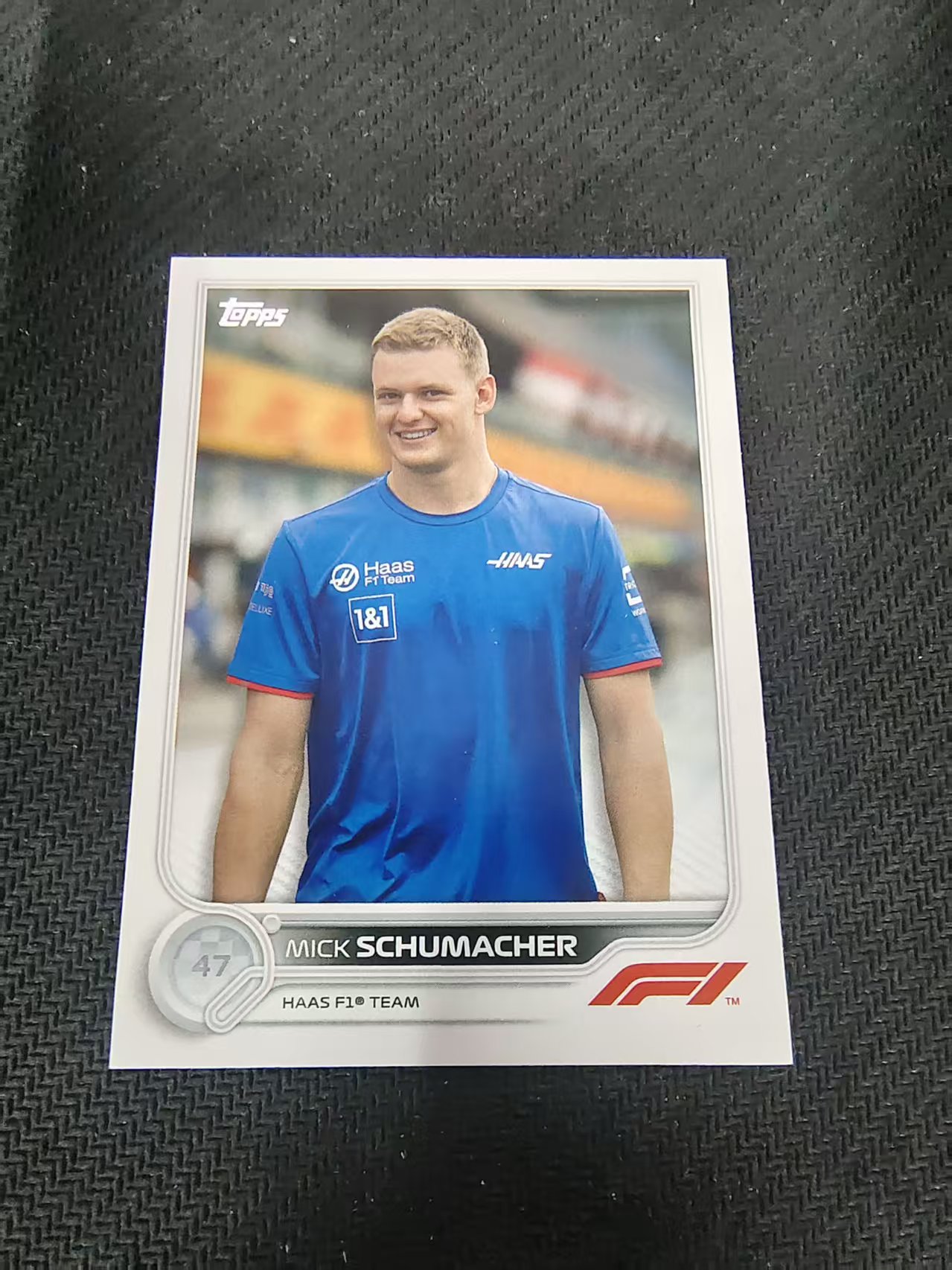 【汽水拍賣】2022 Topps Chrome F1 Mick Schumacher 米克 舒馬赫 劃痕 邊角瑕疵 @71