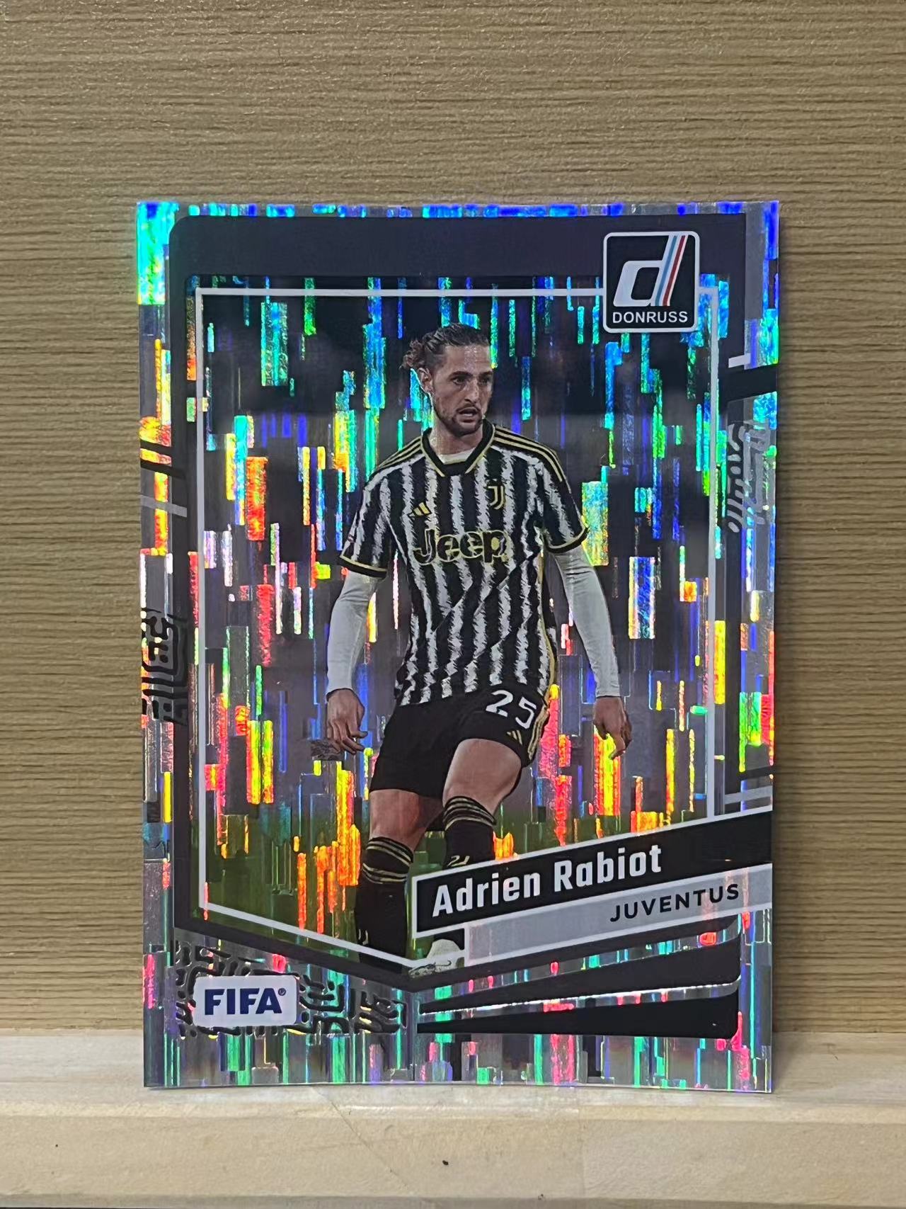 2023-24 Panini Donruss Adrien Rabiot 拉比奥特 瀑布折 尤文图斯 杜蕾斯 FIFA 银折 卡品如图 凑卡收藏必备 A36