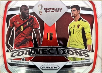 【k代拍】2022 Prizm World Cup Romelu Lukaku Thibaut Courtois