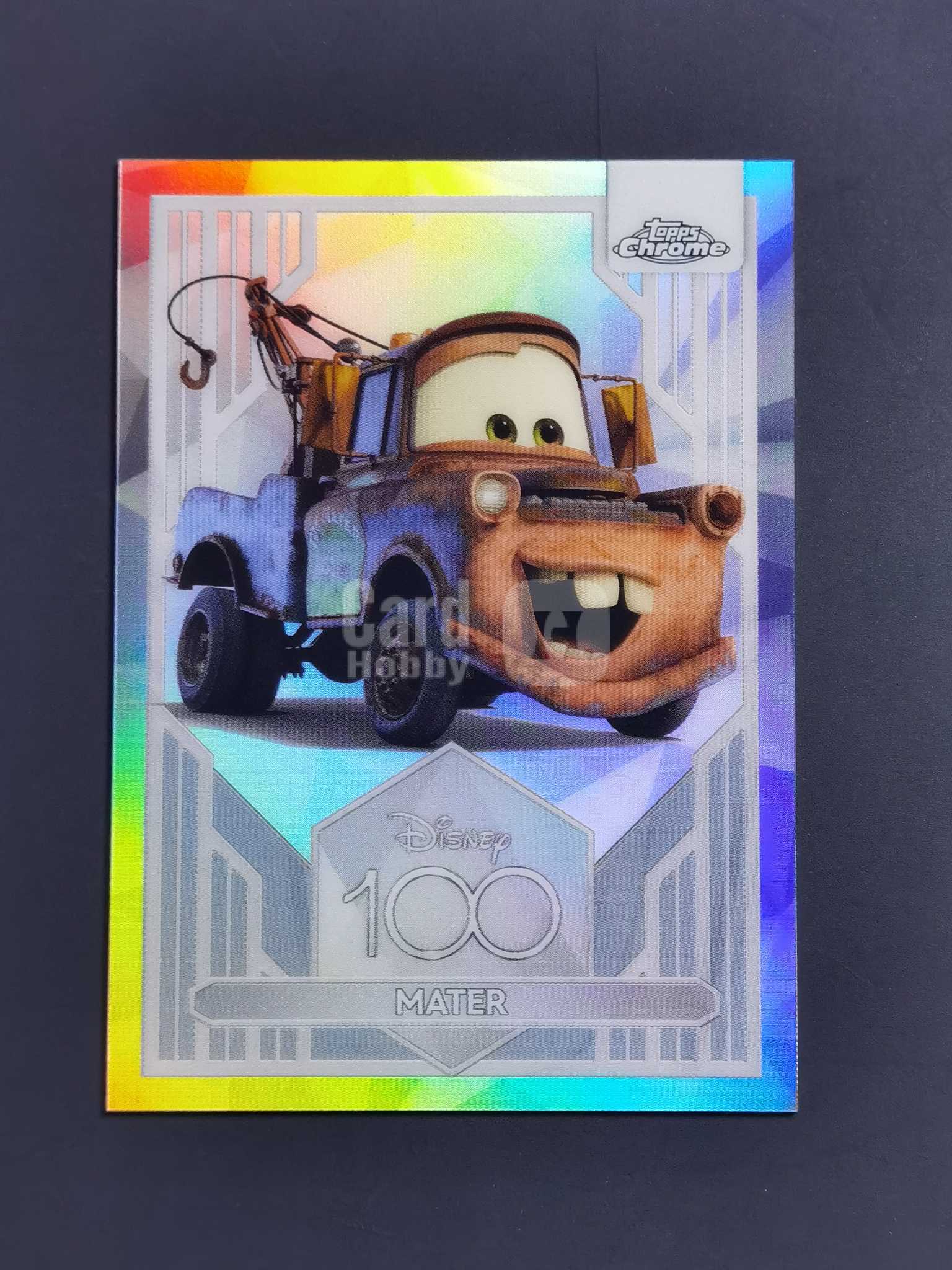 【橙子拍卖 接代拍】不累计 2023 Topps Chrome Disney 迪士尼 元年 mater 板牙 拖车 赛车总动员 银折 迪士尼工艺原因不保品 元年价格每年递增!