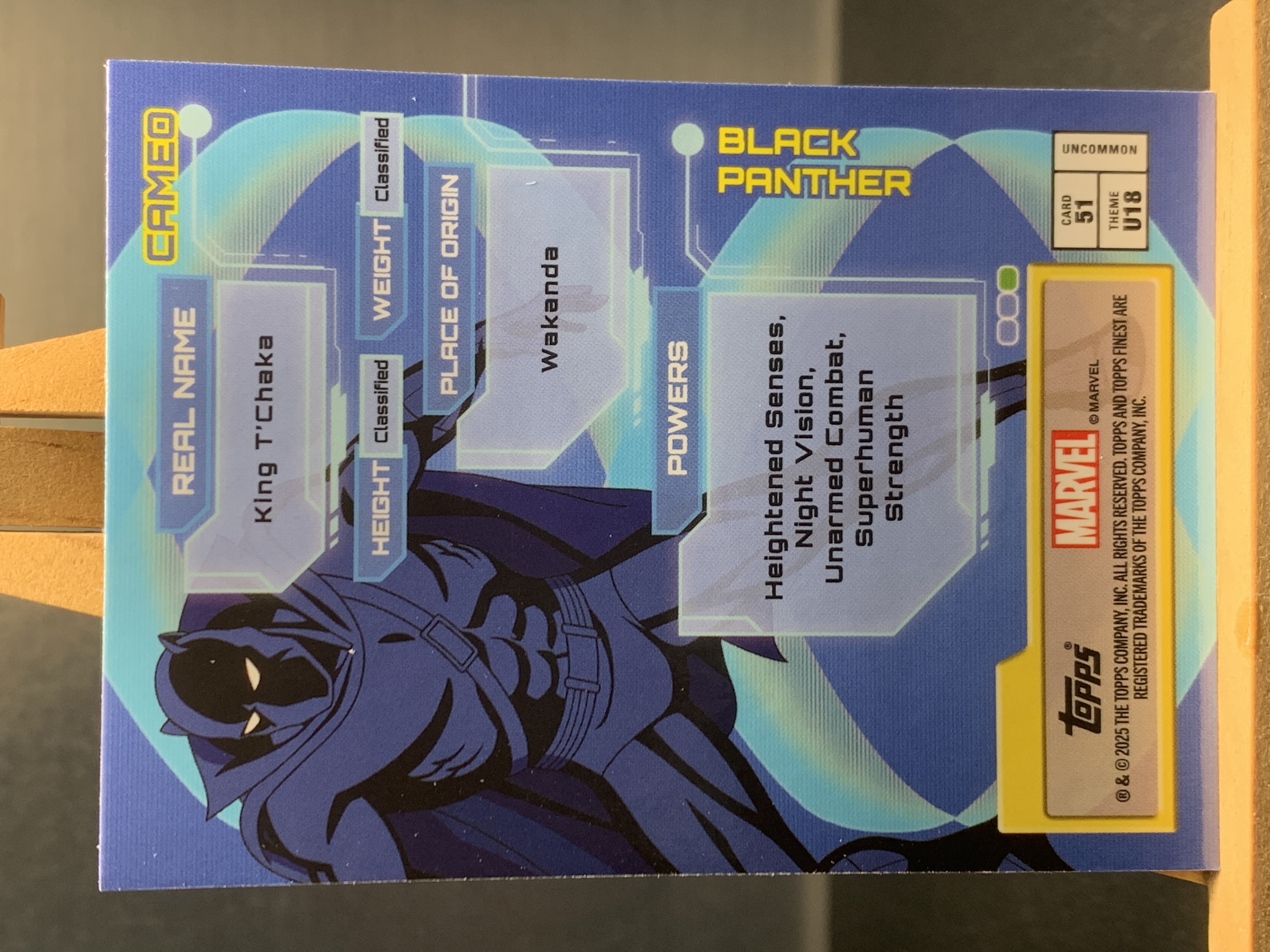 (B2) 2025 Topps 漫威 BASE 黑豹 实卡好看 收藏凑套必备 卡品如图 !!!