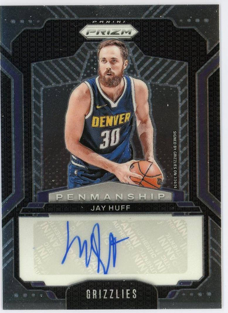 2024-25 Panini Prizm Jay Huff 杰赫夫 胡夫 pz 签字 Penmanship 掘金 卡品如图 0YQ3/11.16