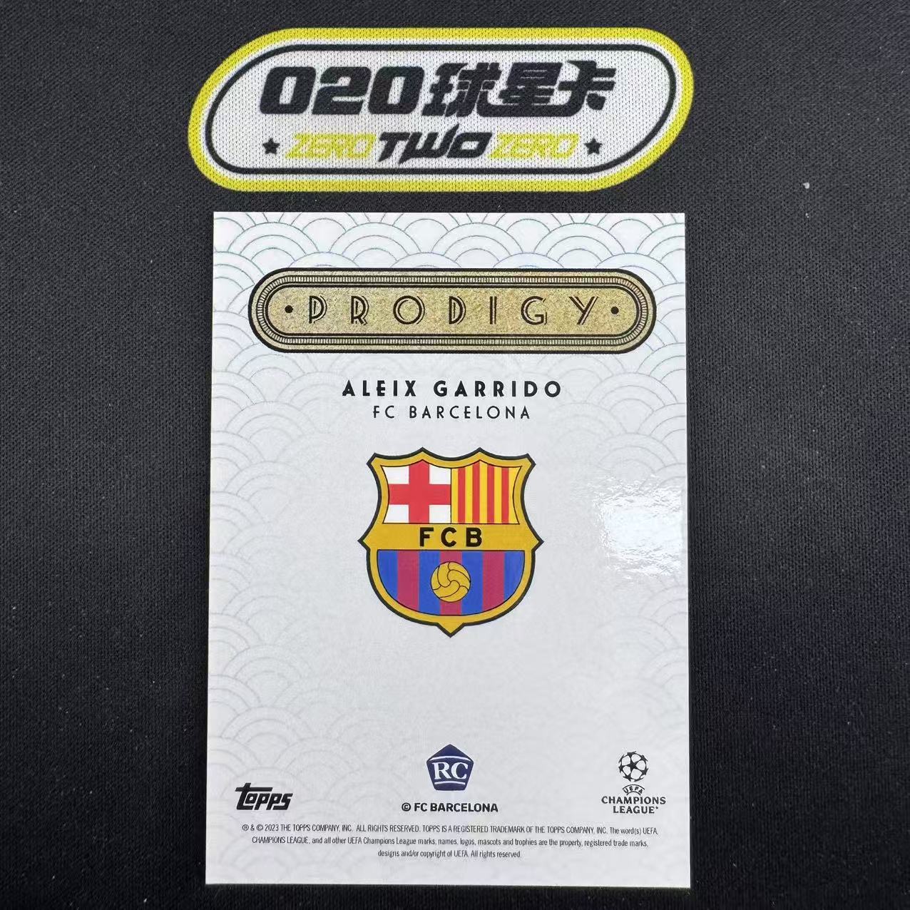 2023-24 Topps Deco Aleix Garrido 德科 亚历克斯 加里多 新秀RC 41/49编 Prodigy 特卡 蓝平行 巴萨(OSORA)