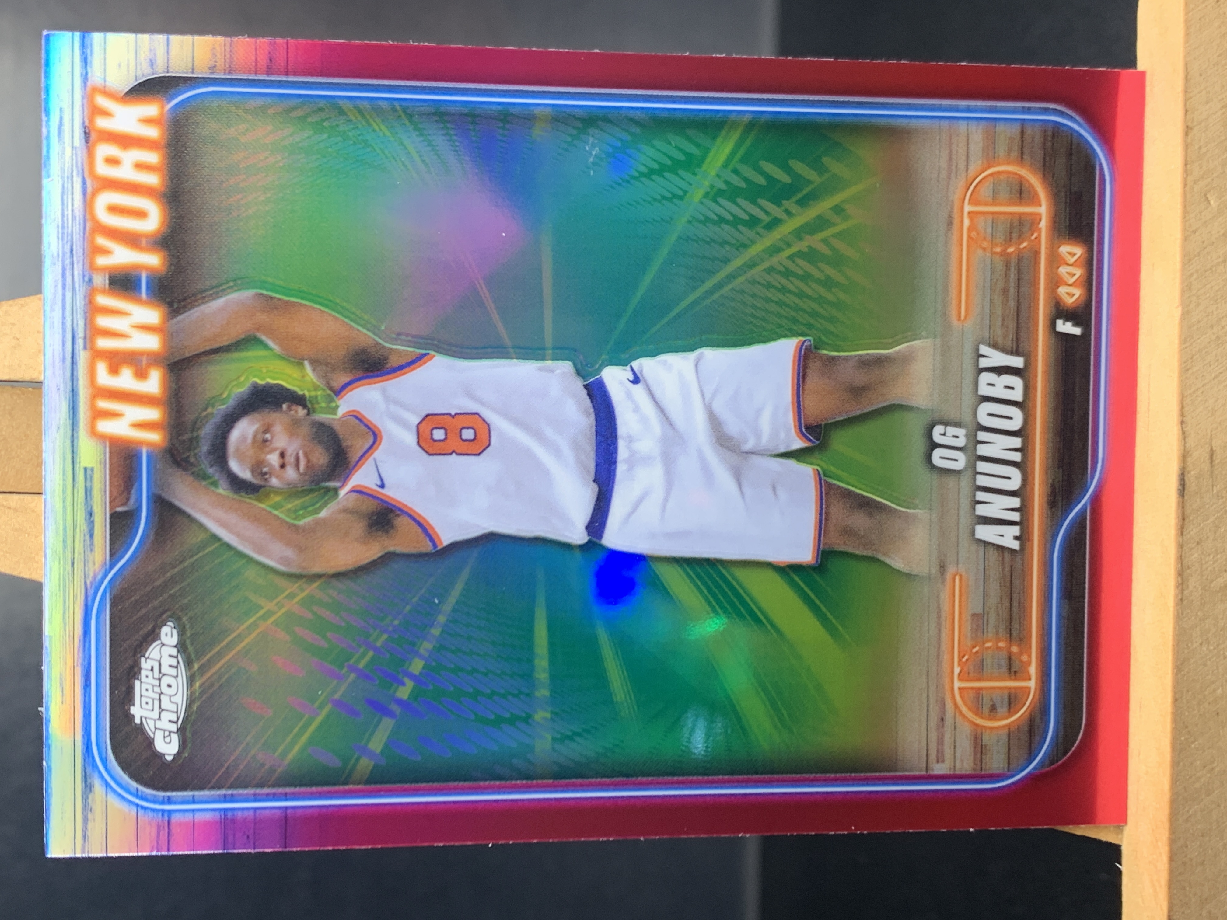 (K2)  2025 TOPPS 折射  OG 阿努诺比   近期大热球星  收藏必备 卡品如图 ! ! !