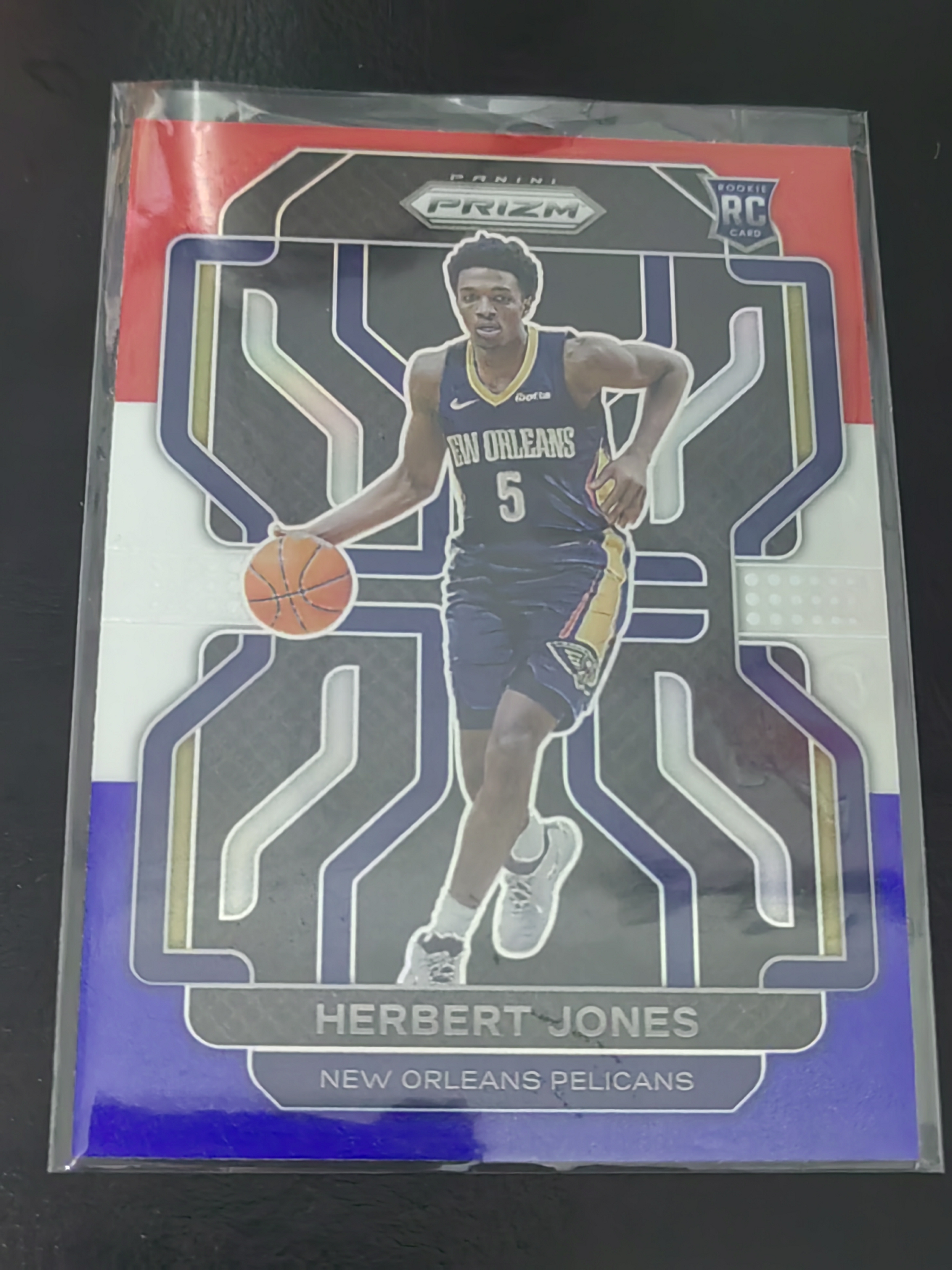 2021-22 Panini Prizm Herbert Jones RC PZ 三色折 赫伯特·琼斯 鹈鹕 篮 白边白角 不保卡品 卡品如图