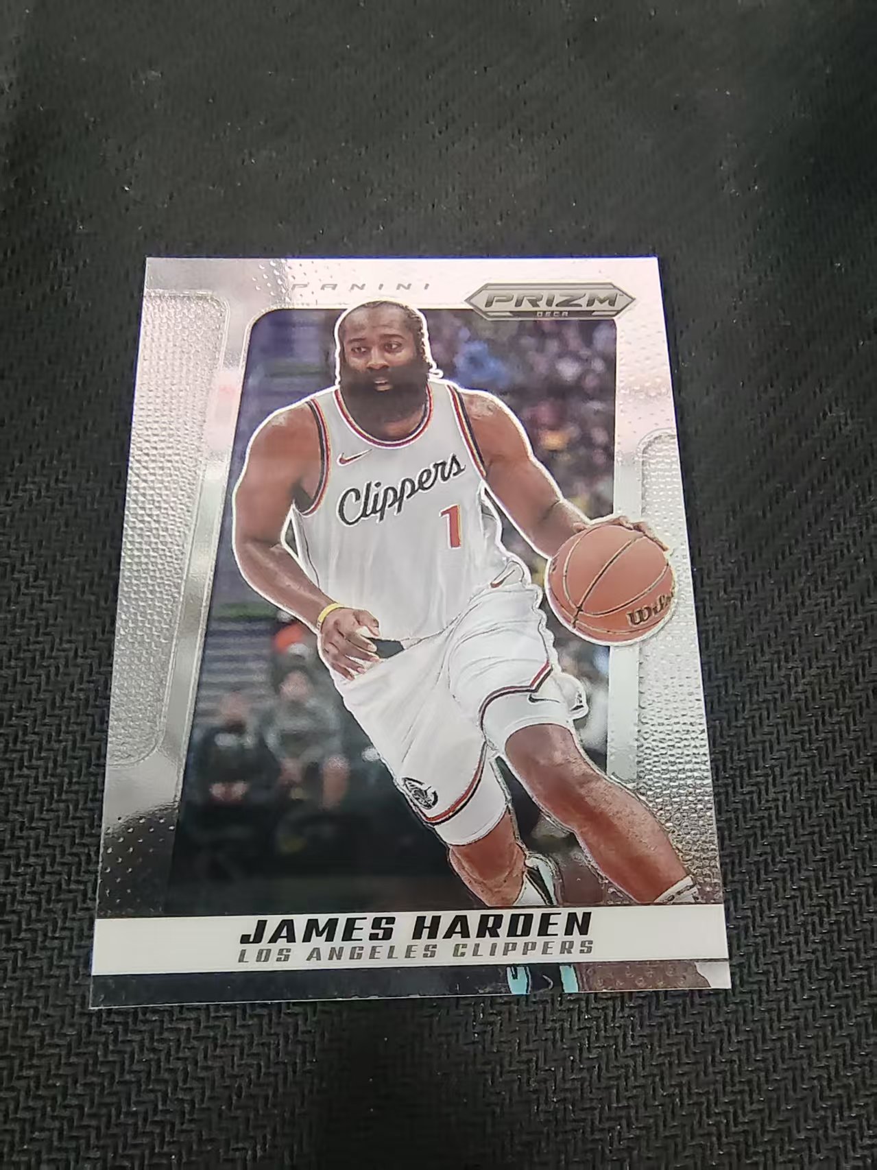 【可合并,不累计】2024-25 Panini Prizm Deca James Harden 詹姆斯 哈登 快船 PZ复刻 划痕 边角瑕疵 #107