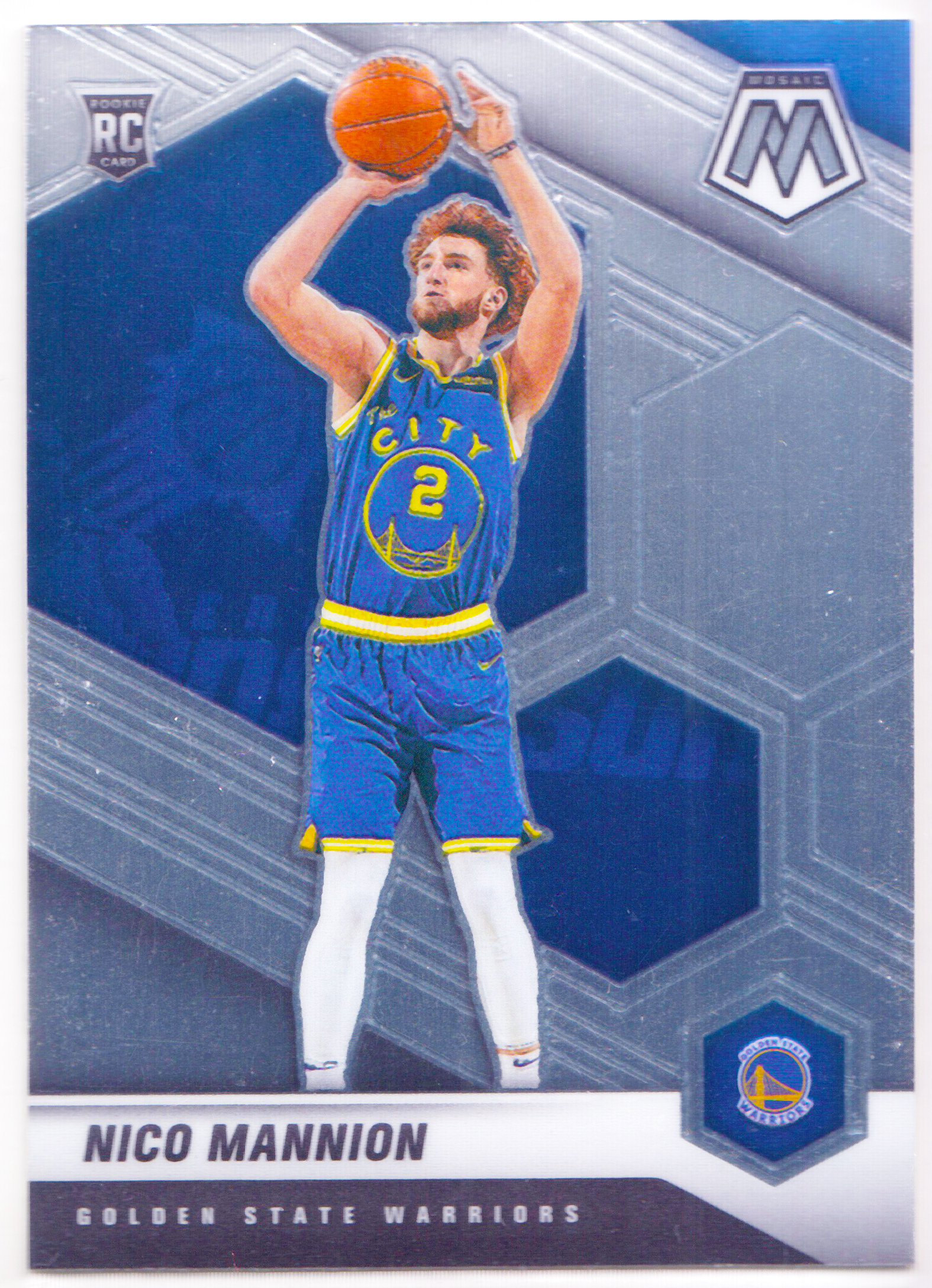 【ABC1 Card Market】2020-21 Panini Mosaic Nico Mannion 曼尼恩 马赛克系列 Warriors 金州勇士 RC 新秀卡 Rookie Card #229 CT75584