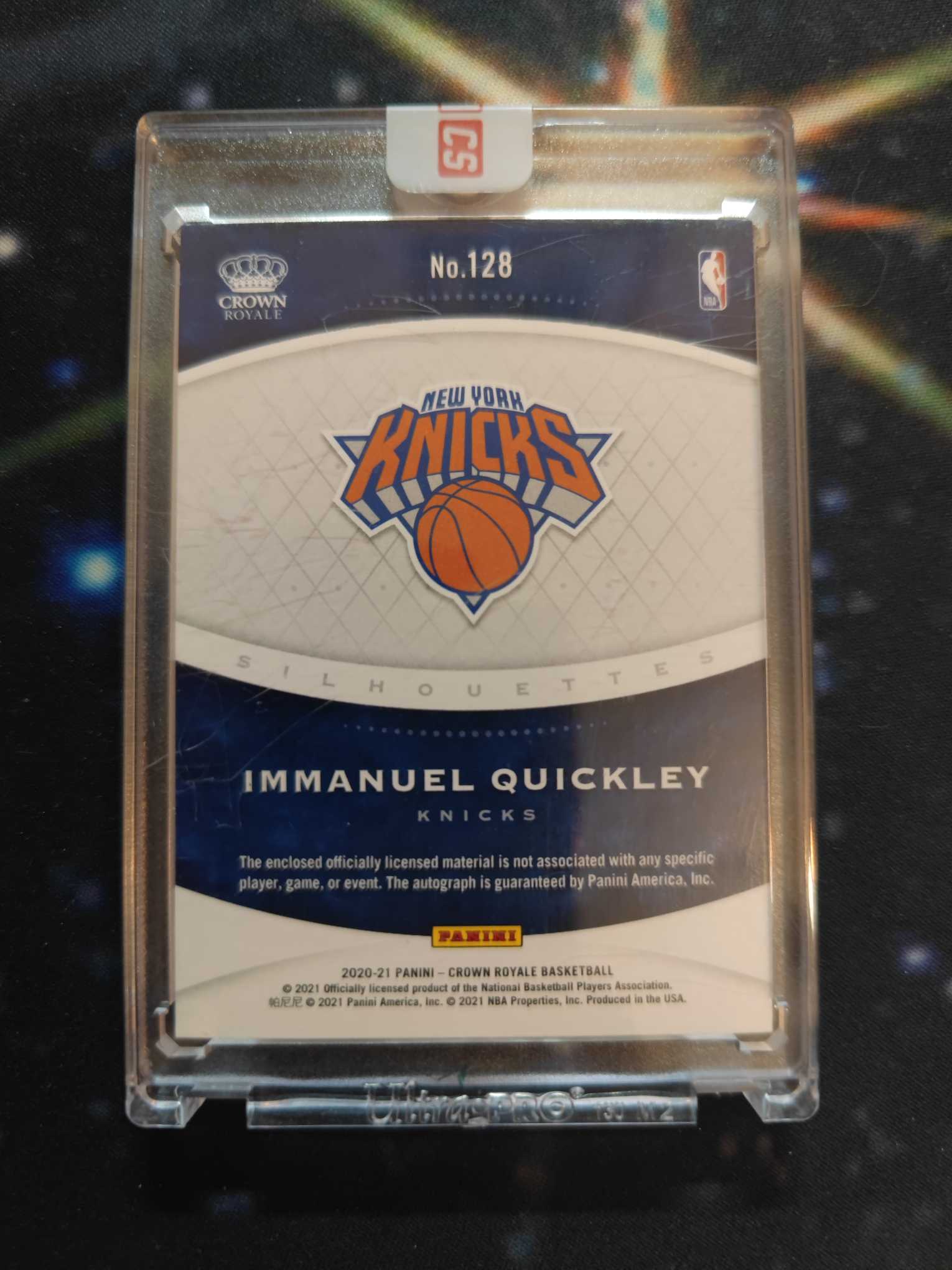 2020-21 Panini Crown Royale Immanuel Quickley RC 《琼泽代卖》皇冠 尼克斯 奎克利 rc新秀 ...