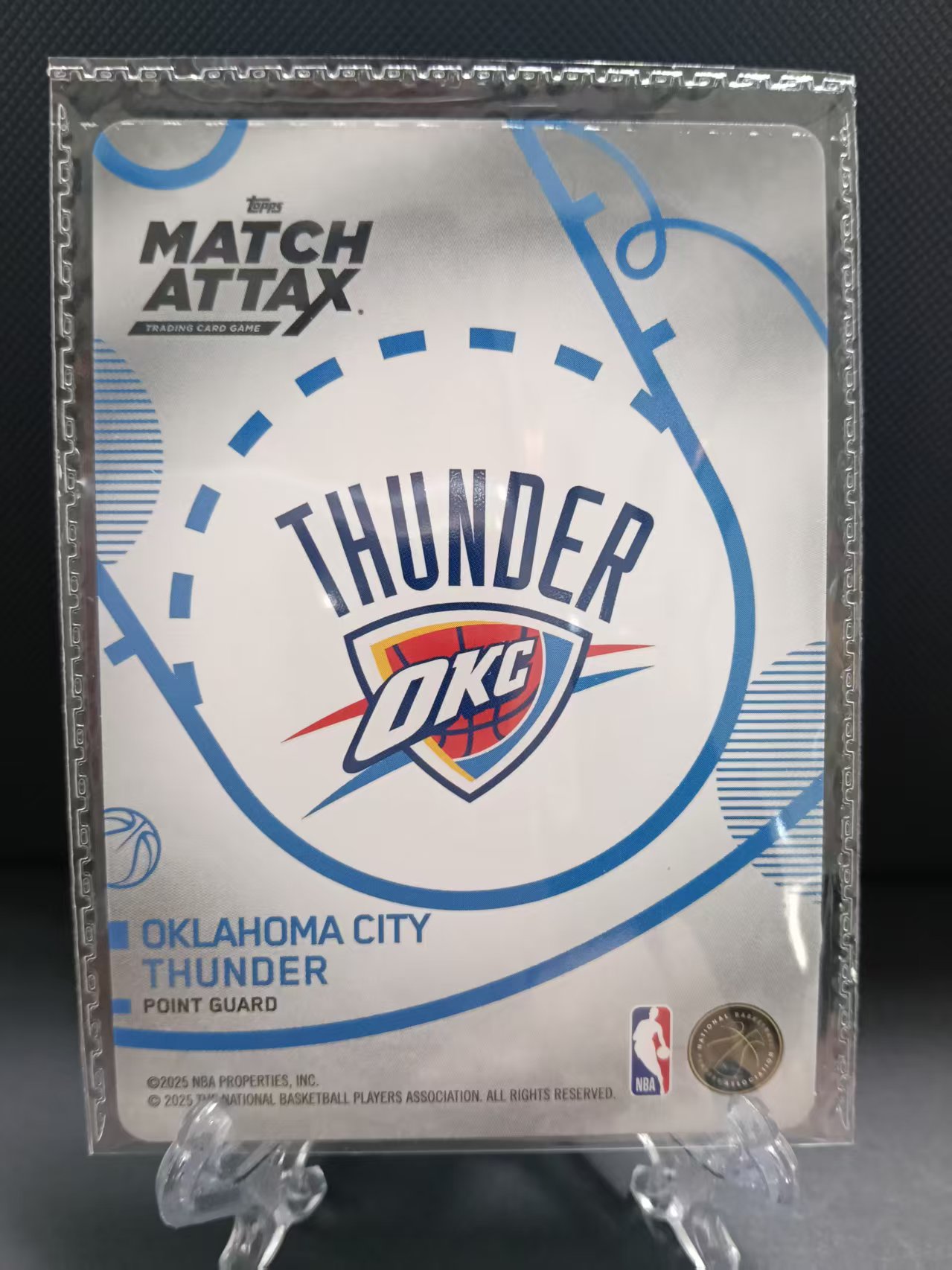 2025 Topps Match Attax Shai Gilgeous-Alexander 雷霆 近期大热球星 谢伊 吉尔杰斯 亚历山大 游戏版 折射 卡品如图
