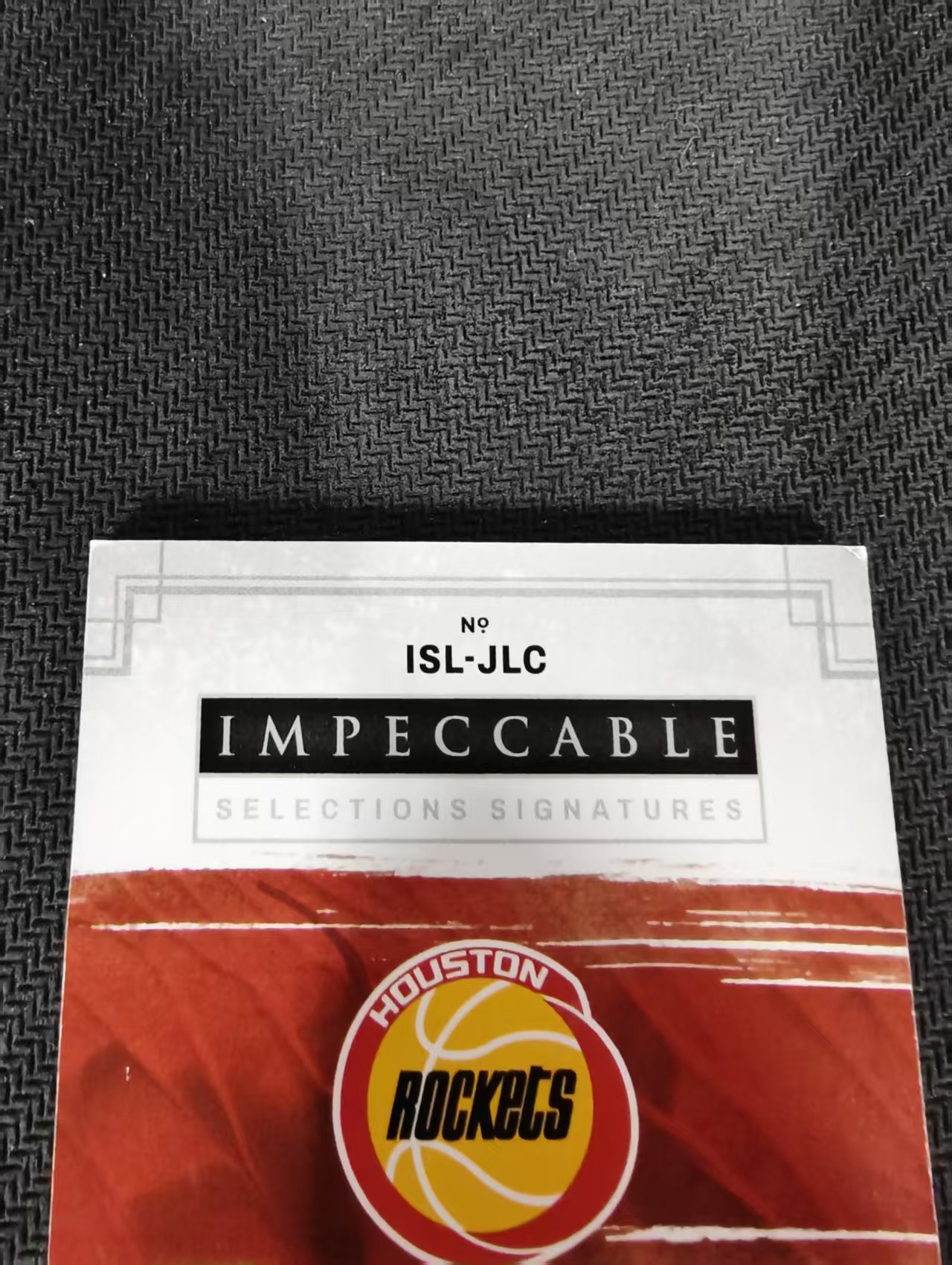 【汽水拍卖】2021-22 Panini Impeccable John Lucas 小真金 火箭 约翰 卢卡斯 签字 卡签 25编 边角瑕疵