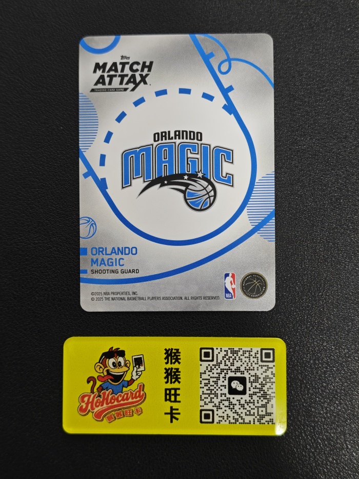 2025 Topps Match Attax Jalen Suggs 【猴猴旺卡】25赛季 游戏版 红平行 魔术 杰伦萨格斯 大比例 近期大热 卡品如图 接代拍b8【龙】