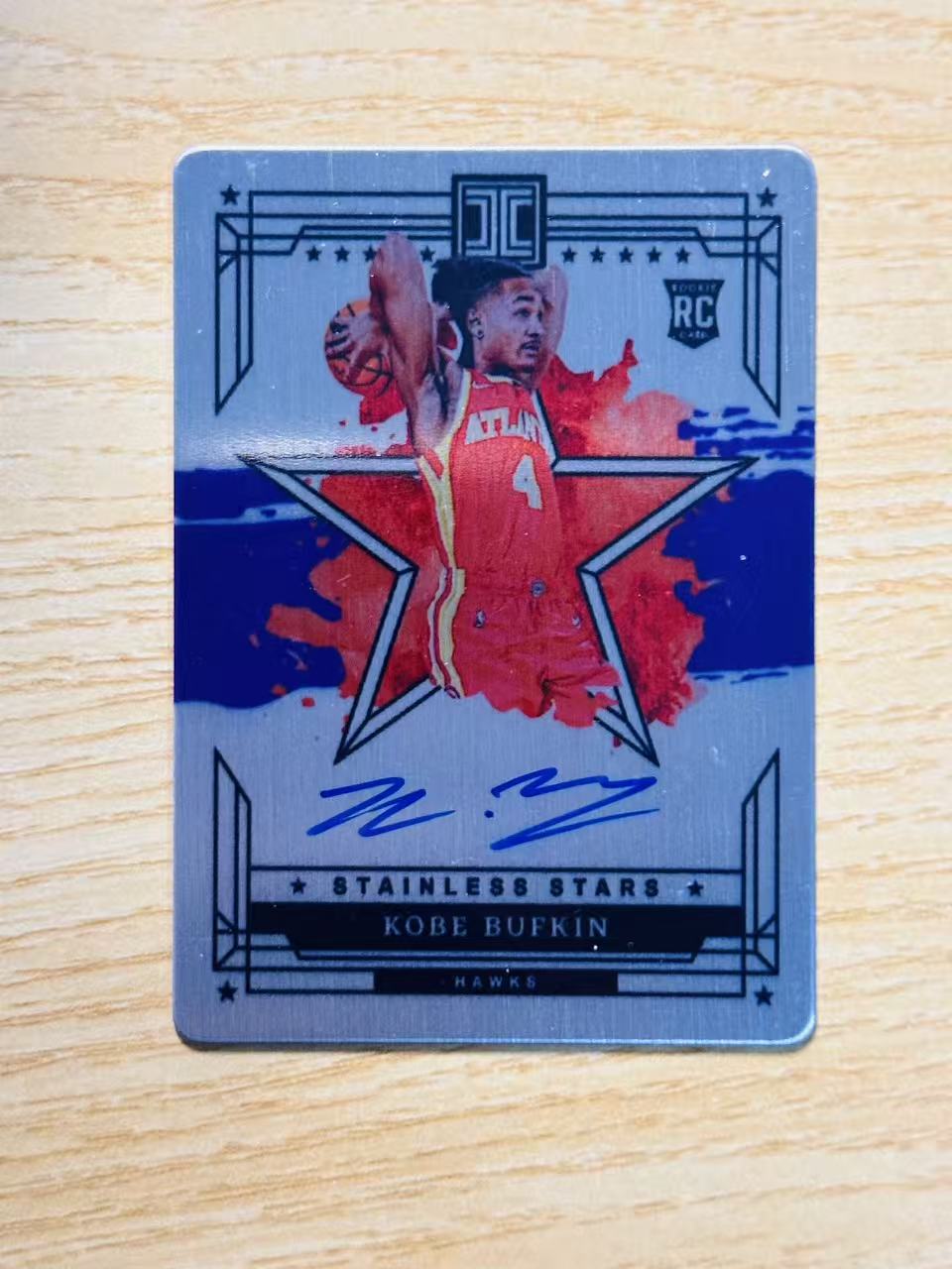 2023-24 Panini Impeccable Kobe Bufkin RC #85 科比 巴夫金 老鹰 小真金 铁板签 卡签 33/49编