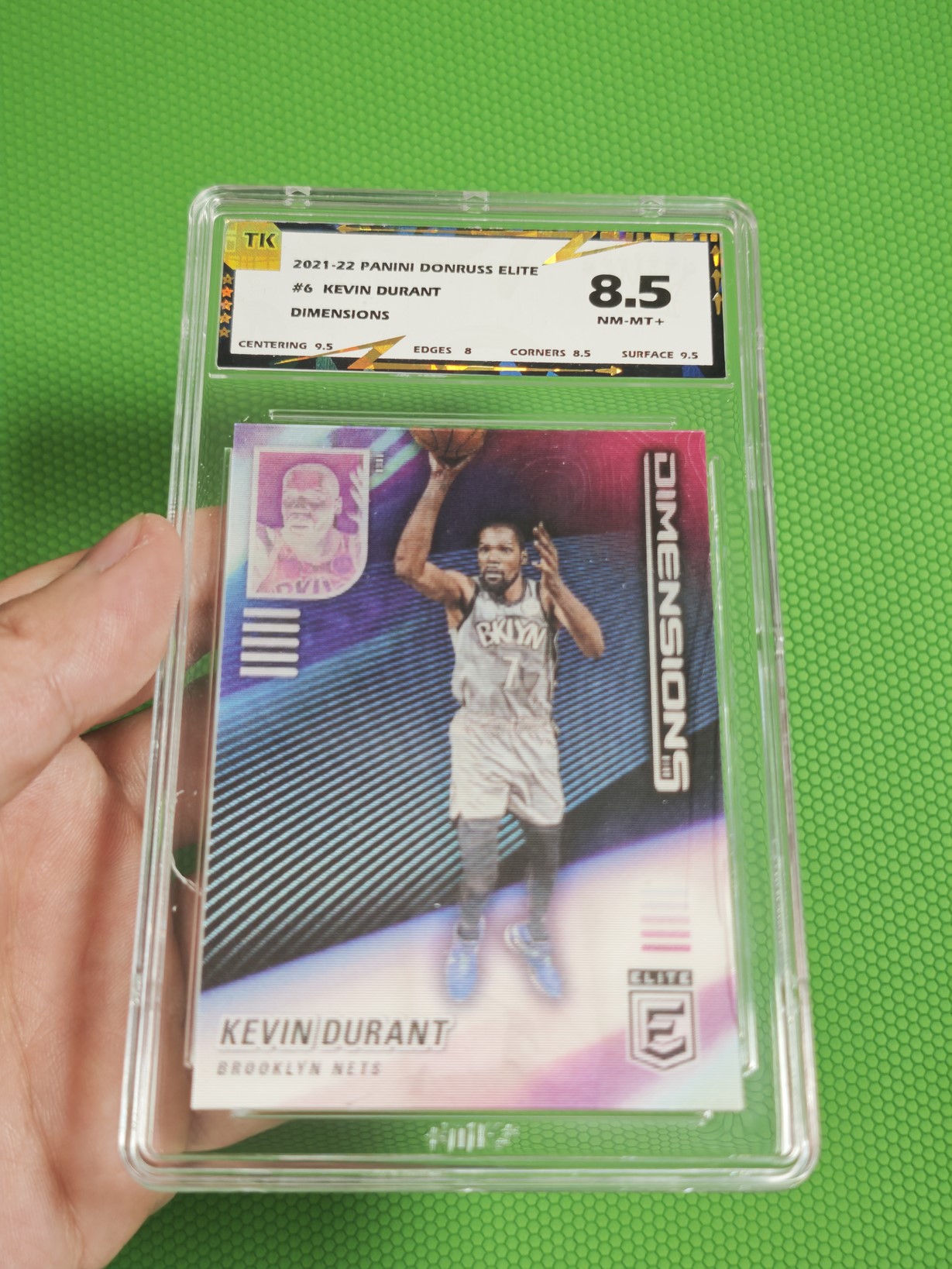 2021-22 Panini Donruss Elite Kevin Durant 篮网 火箭 凯文杜兰特 3D全息特卡 光栅卡 双选图 大比例SSP 壳损见图 介意勿拍
