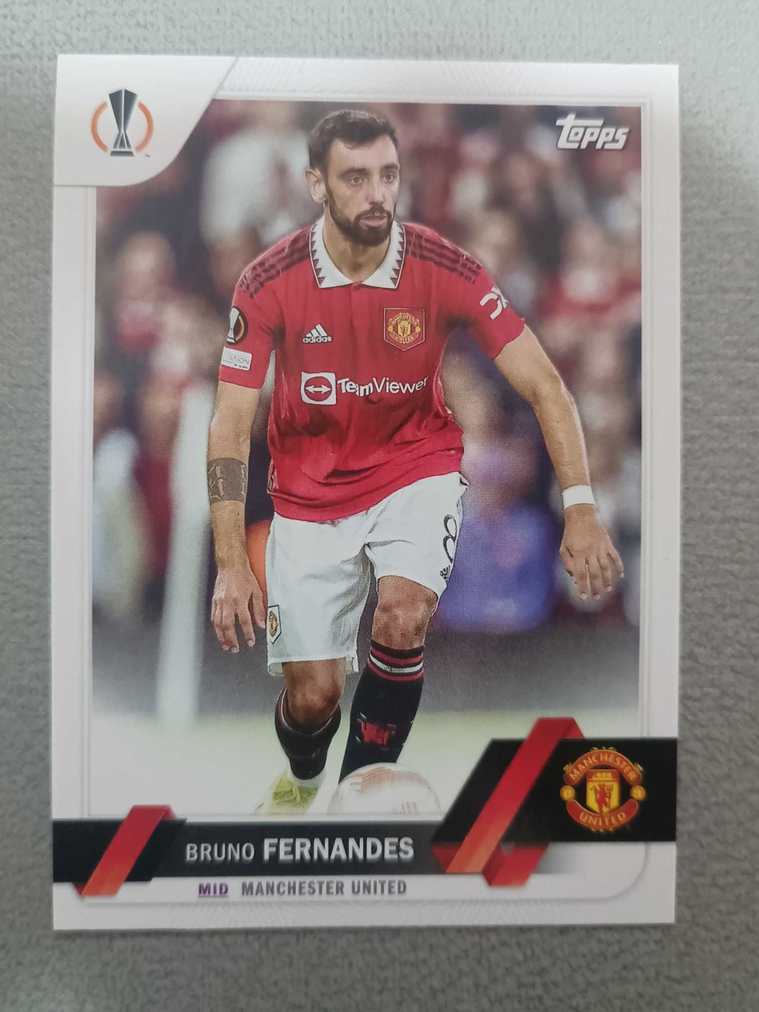 2023 Topps UEFA Champions League Bruno Fernandes 【免费接代拍】UCC 纸卡 base 曼联 B费 葡萄牙中场指挥官 队迷人迷，收藏凑套可入