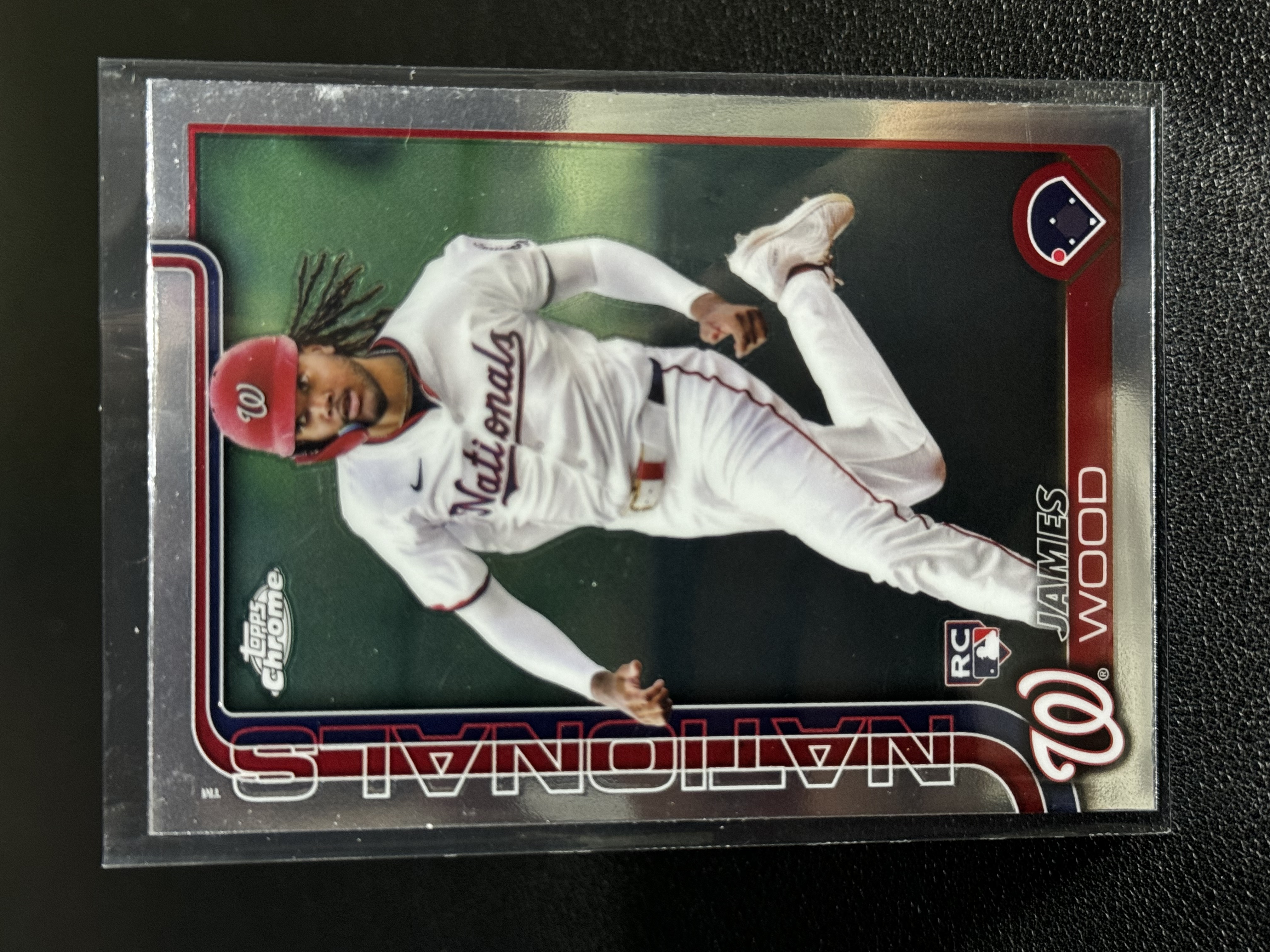 2025 Topps Chrome MLB 棒球大联盟 Base 詹姆斯・伍德 James Wood 新秀 RC 华盛顿国民 潜力无限 LWDG