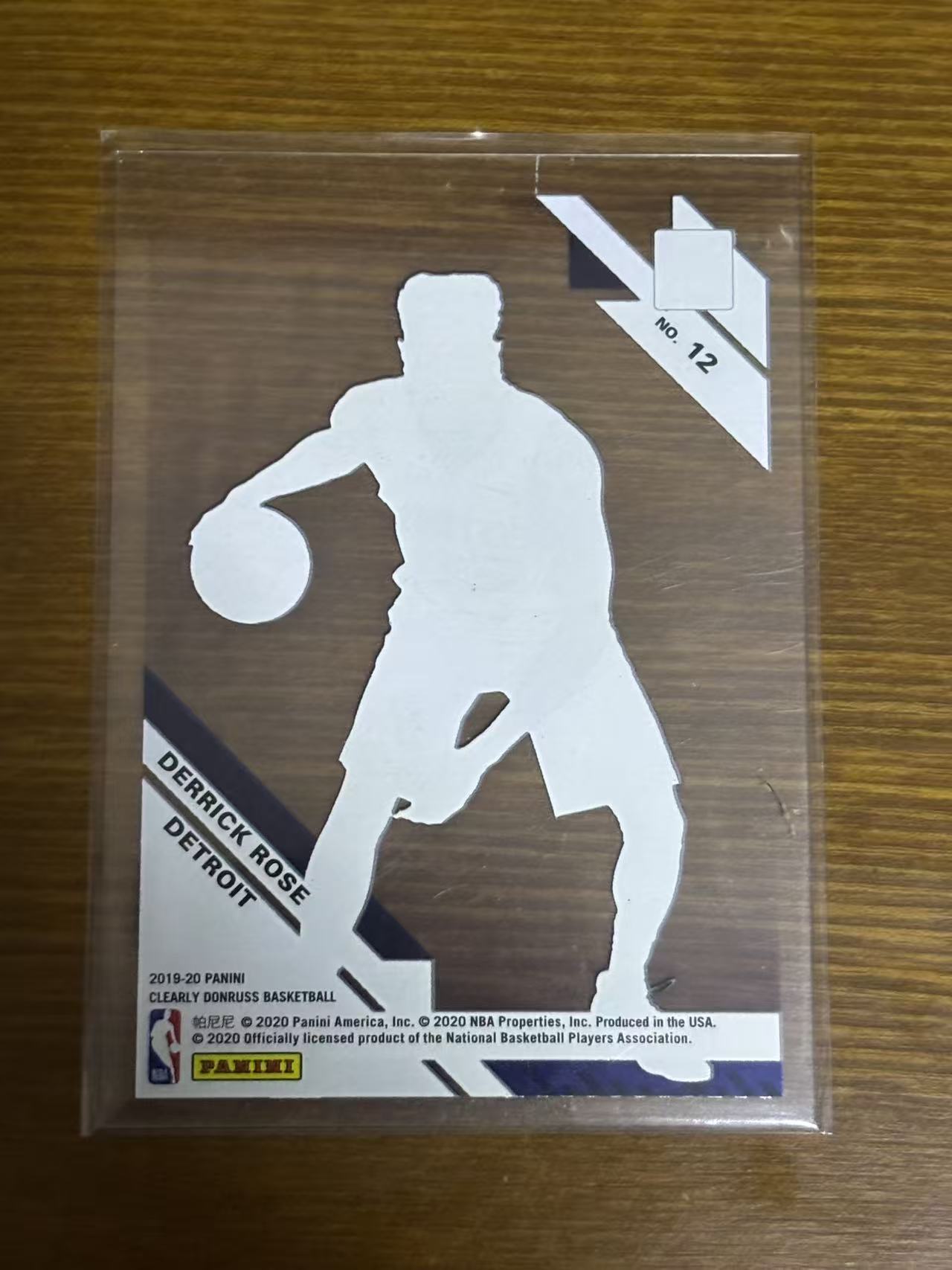 2020 Panini Donruss Derrick Rose 【磊子球星卡】活塞 德里克 罗斯 玫瑰 杜蕾斯胶片 收藏必备 卡品如图