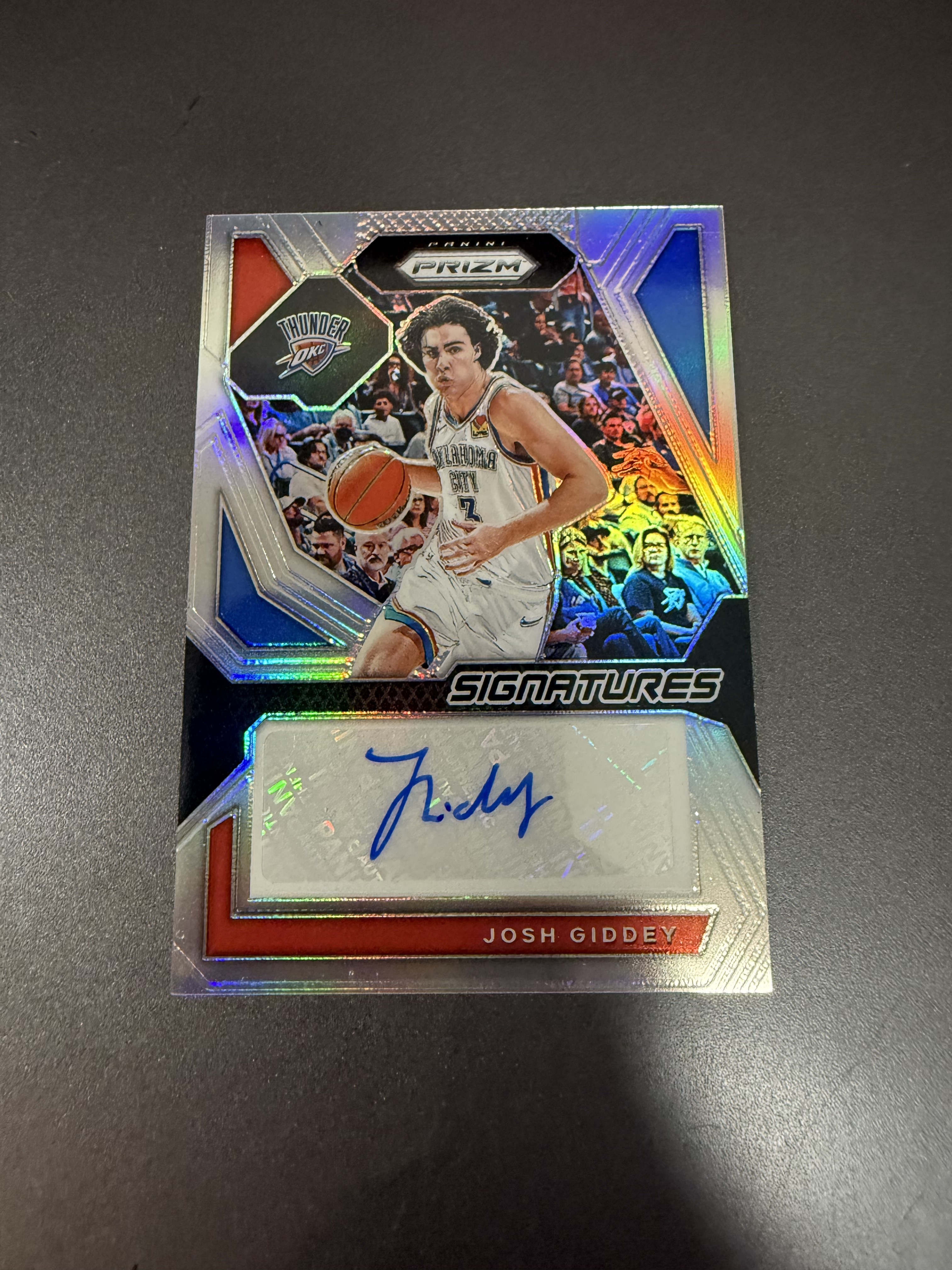 2023-24 Panini Prizm Josh Giddey 约什 吉迪 签字 银折 PZ 雷霆队 D