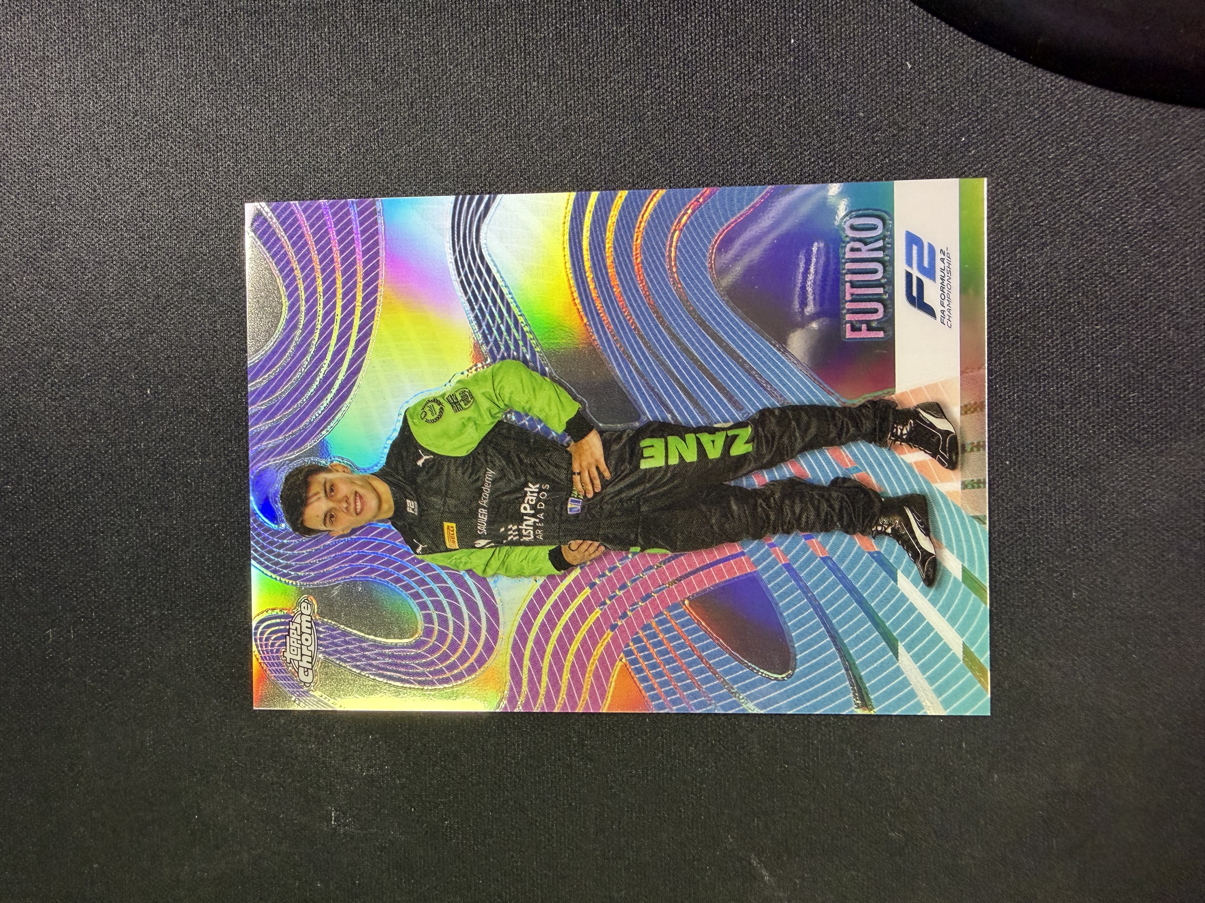 2024 Topps Chrome ZANE MALONEY 赞恩 马诺尼 F2 FUYURO 车手特卡 定妆照 银折 折射 大比例 SSP PPP