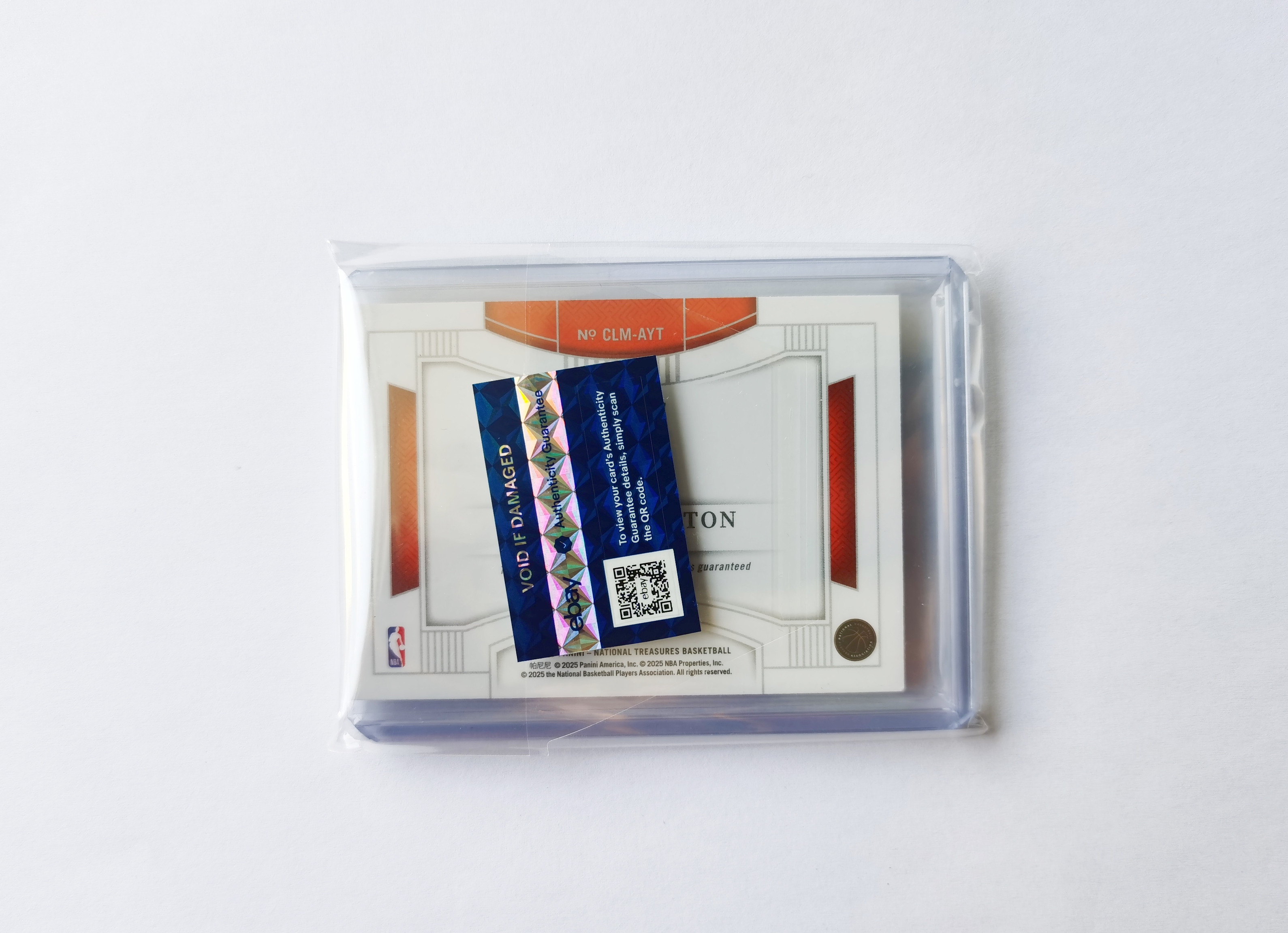 里脊拍卖 2024-25 国宝 艾顿 logoman /9编 大窗 GU patch球衣 湖水蓝 湖人 开拓者 太阳 状元 詹姆斯 东契奇 卡品如图 超级经典 收藏佳品 eBay防伪认证 (送卡具)