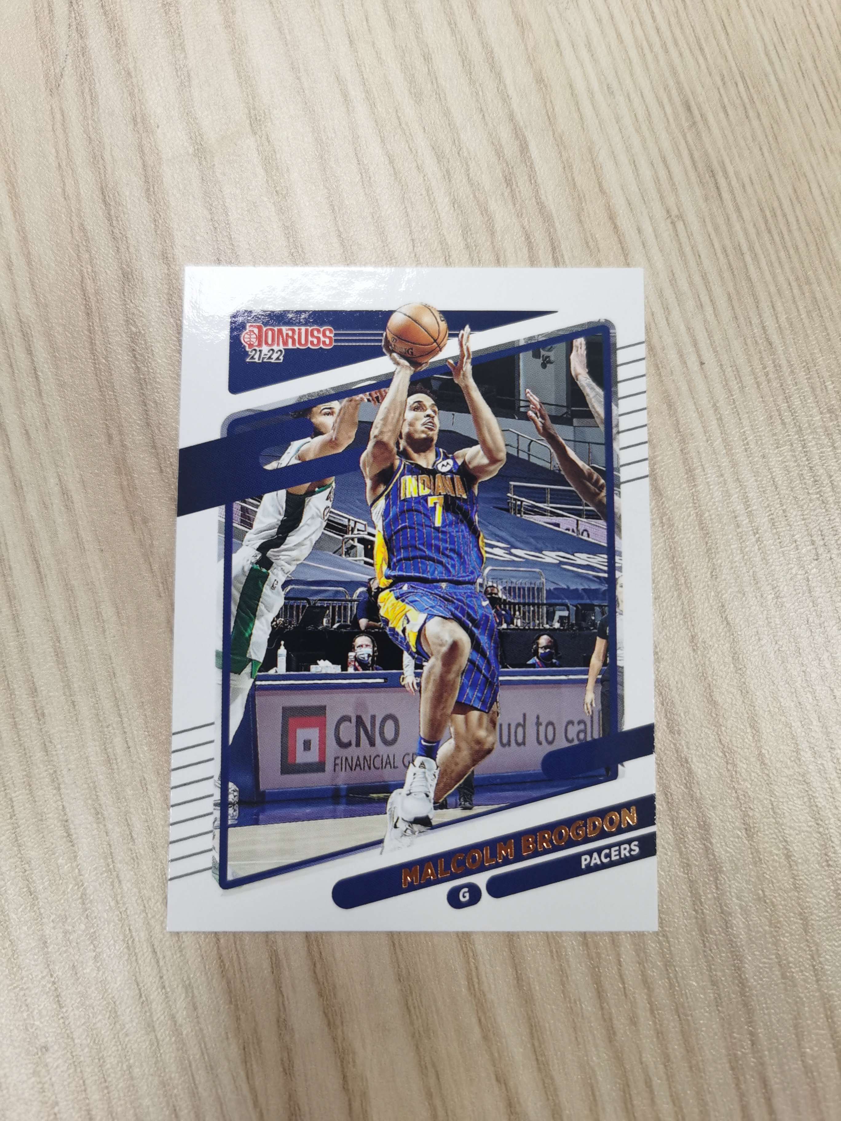 2021-22 Panini Donruss Malcolm Brogdon 2021-22 马尔科姆·布罗格登 杜蕾斯 2017赛季最佳新秀及新秀一阵 180俱乐部成员 凯尔特人 步行者极具收藏价值