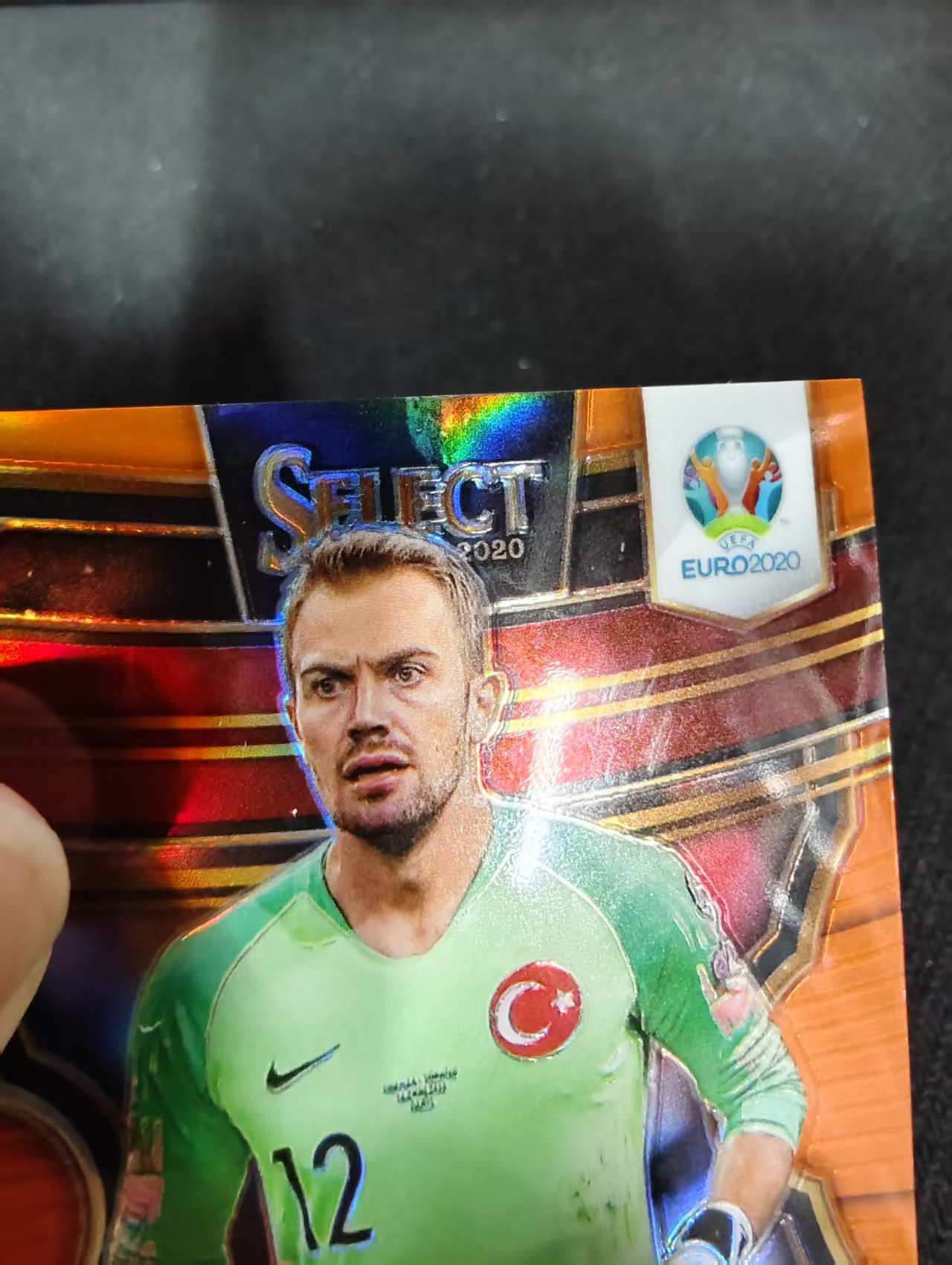2020 panini select mert gunok 欧洲杯 土耳其 梅尔特 古诺特 rc 新秀 橙折 125编 瑕疵如图