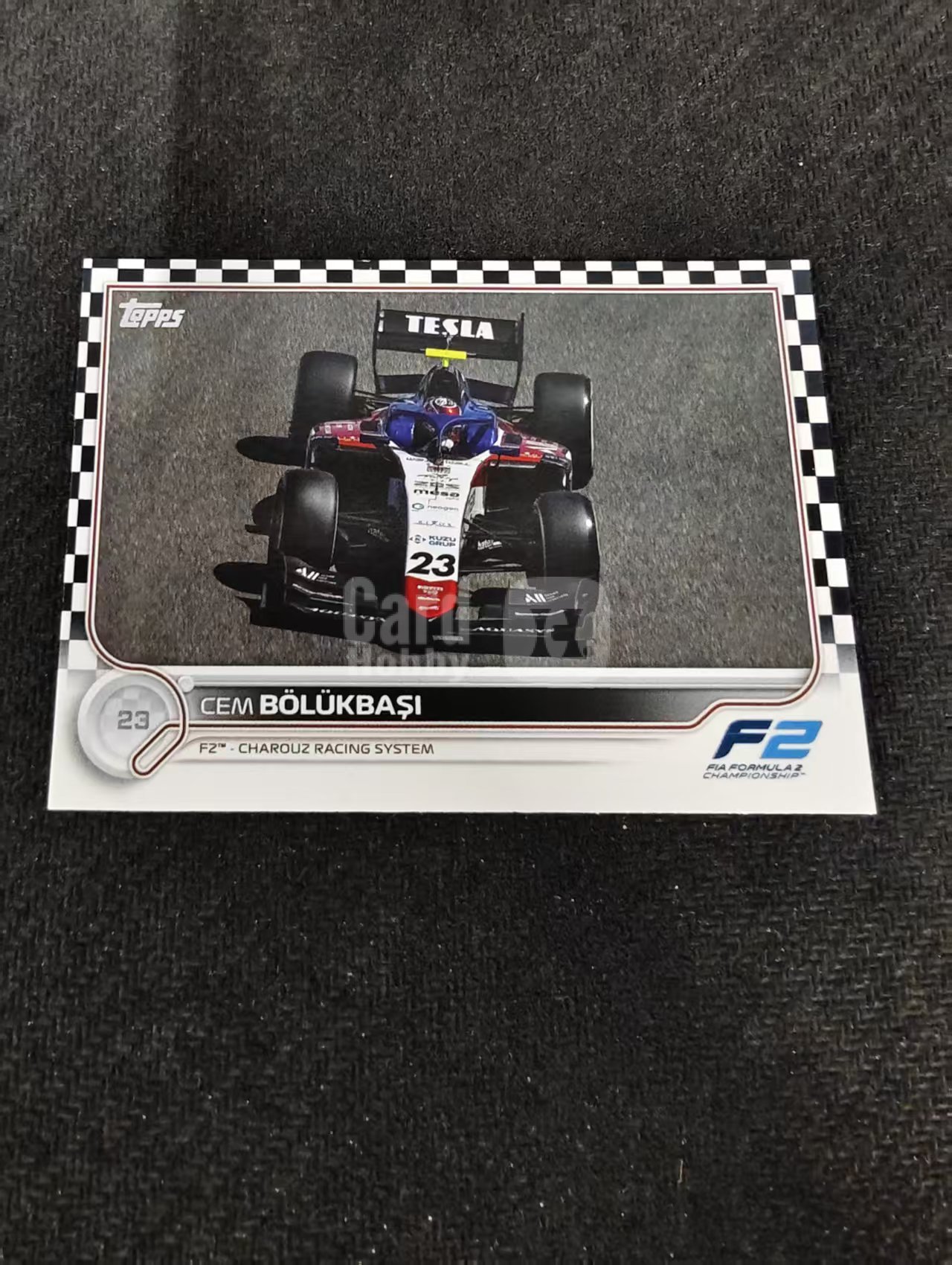 2022 Topps Chrome F1 Cem Bolukbasi 卡姆 波罗巴西 F2 黑白棋盘 划痕 边角瑕疵@148