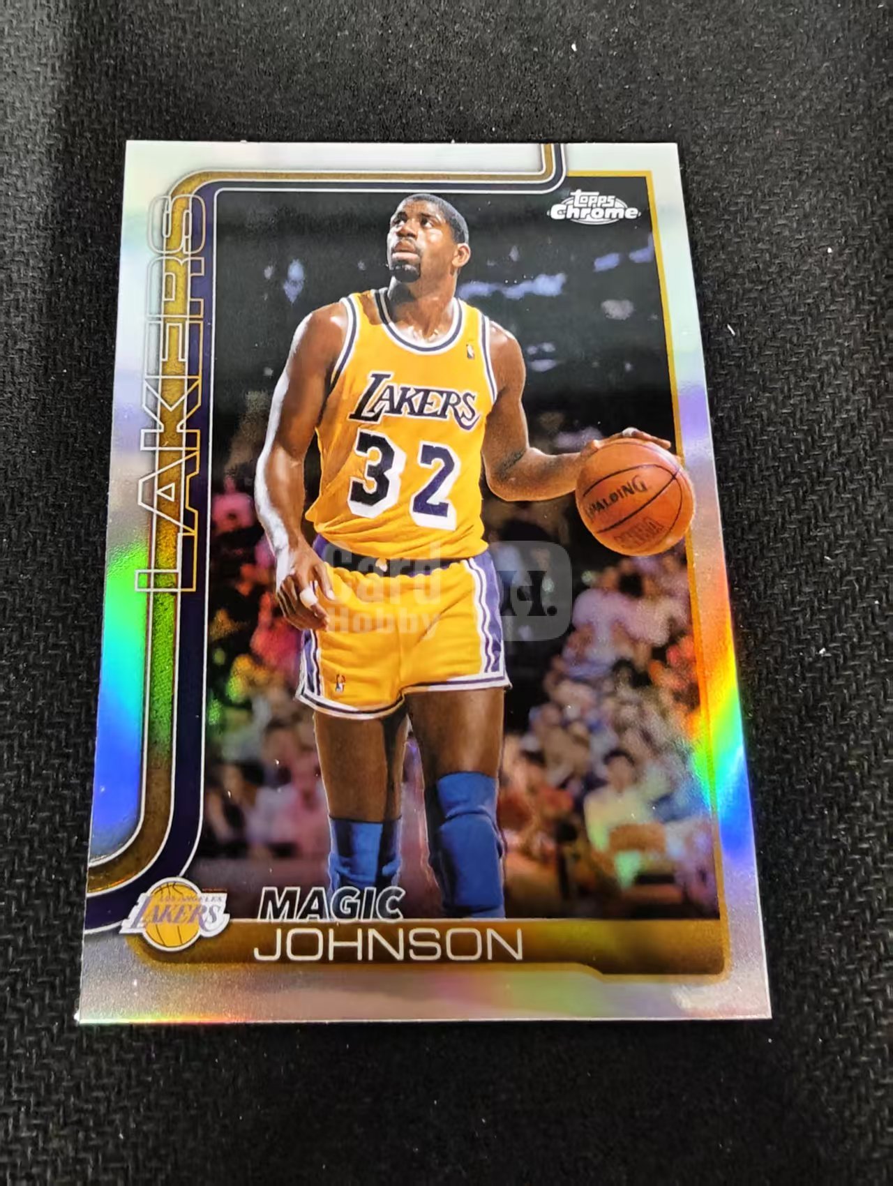2026 Topps Chrome Update Magic Johnson 魔术师 约翰逊 湖人 银折 TCU 划痕 边角瑕疵 #149