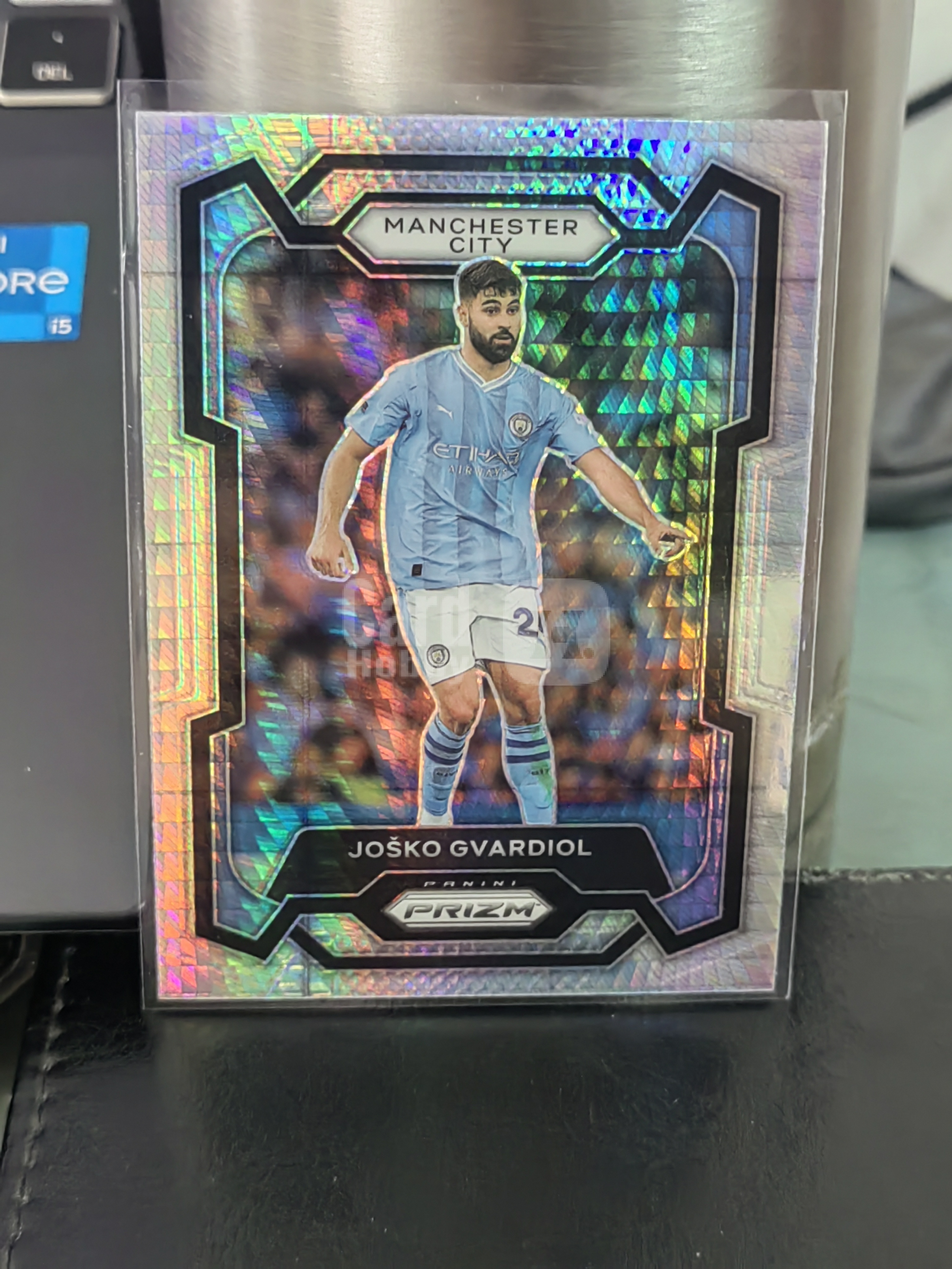 2023-24 Panini Prizm Josko Gvardiol PZ 约什科 格瓦迪奥尔 曼城 hyper折 英超 足 白边白角 不保卡品 卡品如图