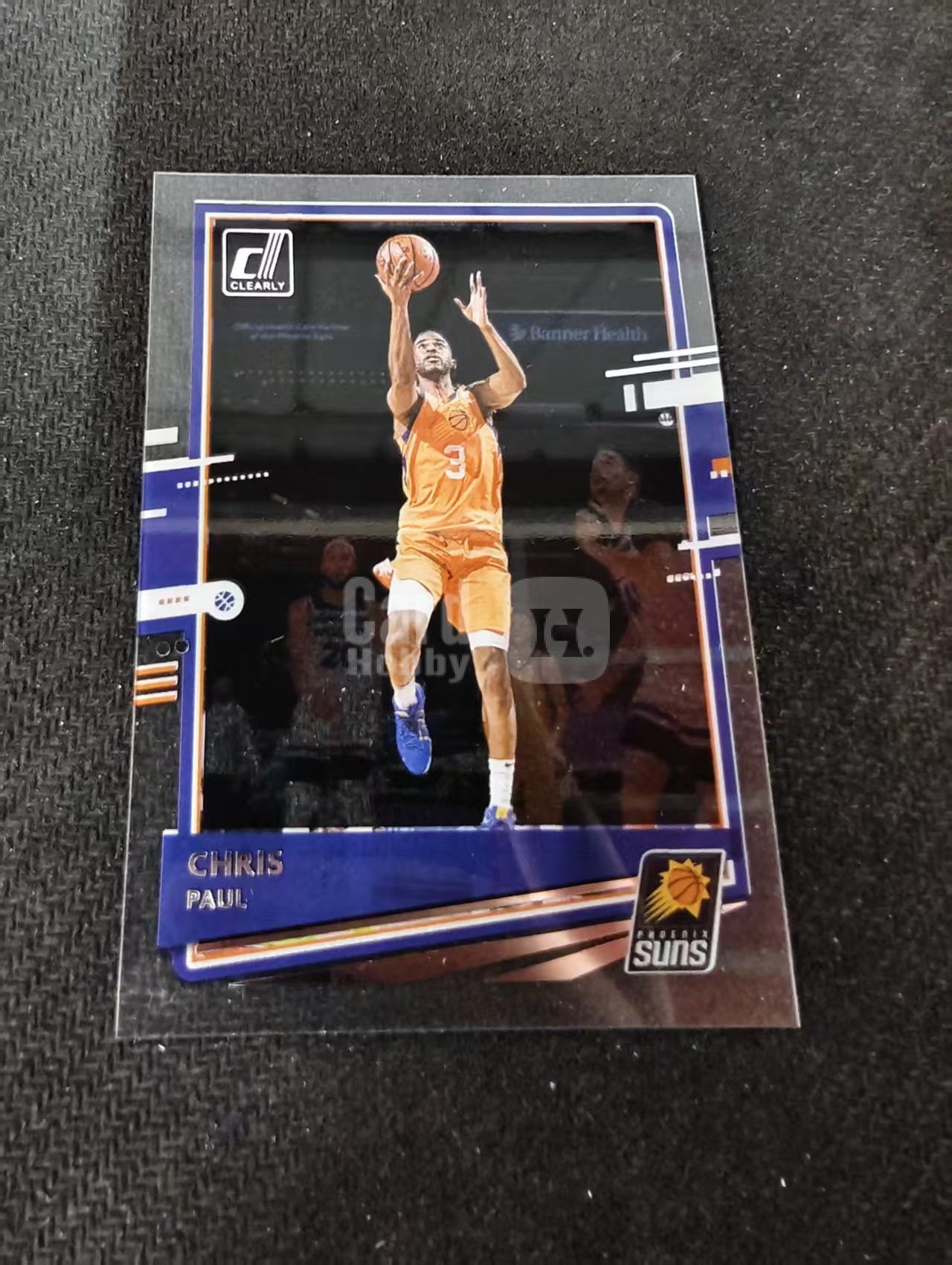 2020-21 Panini Clearly Donruss CHRIS PAUL 克里斯 保罗 CP3 太阳 杜蕾斯 胶片 划痕 边角瑕疵 #24
