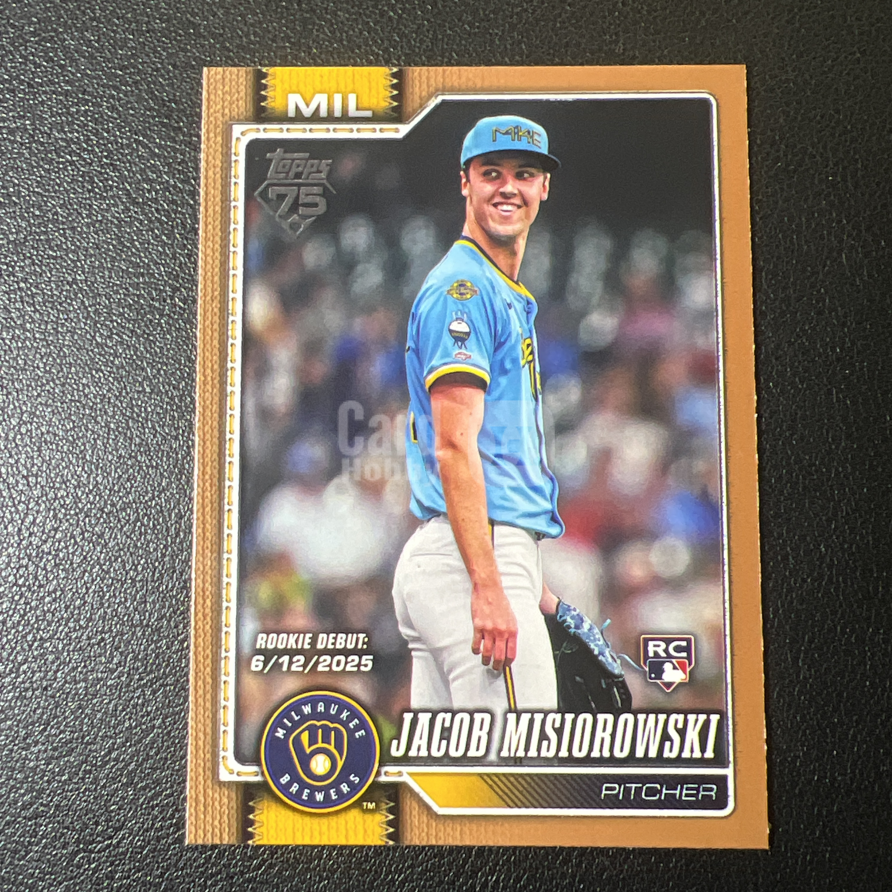 【鲨鱼代卖】2026 Topps Update Series 棒球 Jacob Misiorowski 米肖罗夫斯基 密尔沃基酿酒人 新秀RC 铜平行 2026编 FY3102