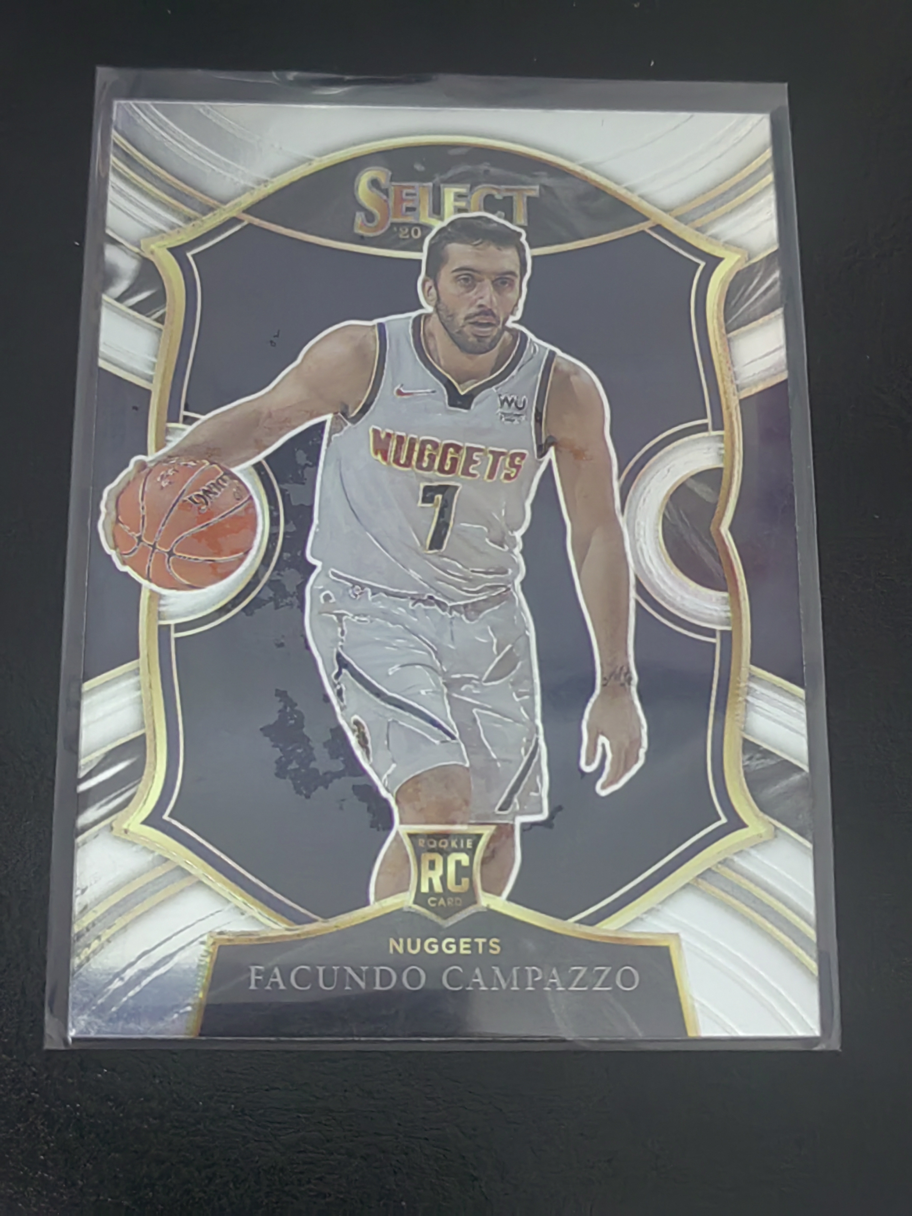 2021 Panini Select Facundo Campazzo RC SELECT 新秀 法昆多·坎帕索 掘金 独行侠 奇才 篮 白边白角 不保卡品 卡品如图