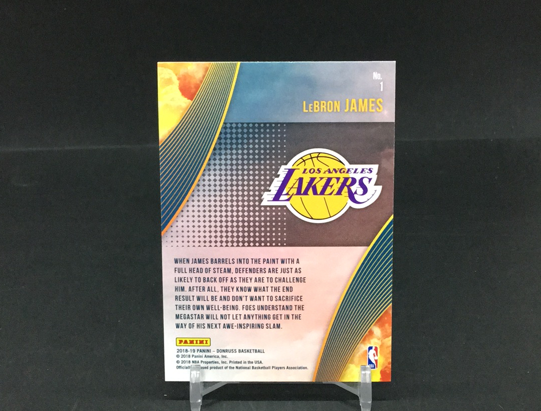 【DC拍卖】11.19 PANINI 杜蕾斯 起飞特卡 03白金一代领军人物 现今联盟第一人 LBJ 皇帝 勒布朗 詹姆斯