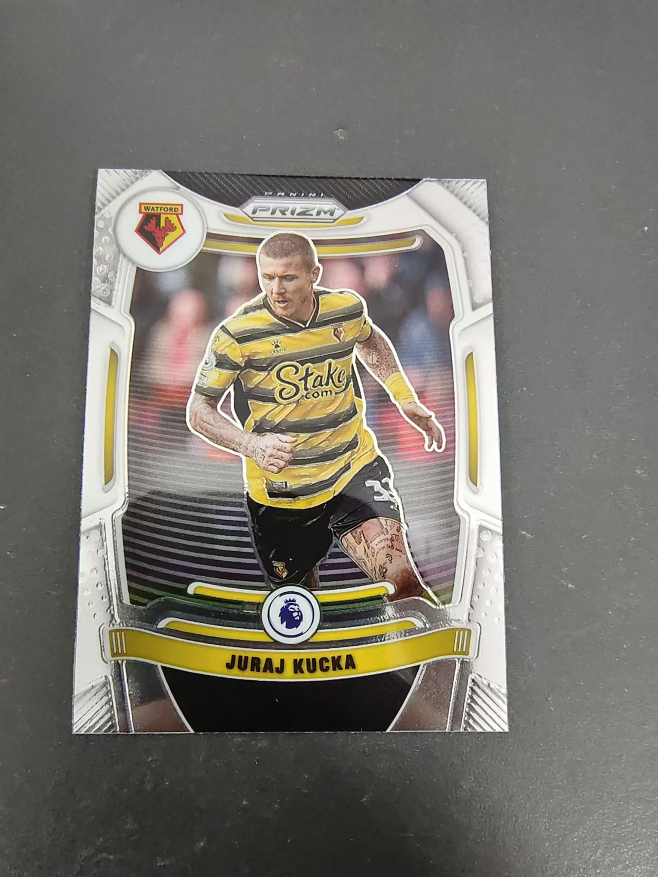 【汽水拍卖】2021-22 Panini Prizm Juraj Kucka 库茨卡 沃特福德 英超PZ base 划痕 边角微瑕 品控慎拍 #260