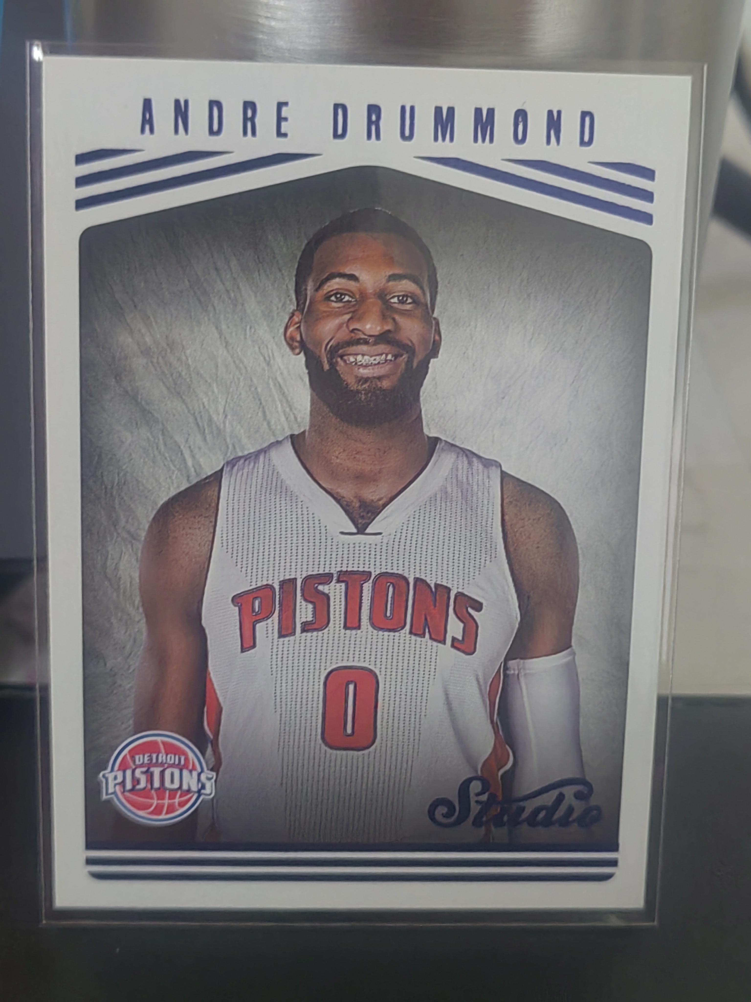 2016-17 Panini Studio Andre Drummond Studio 安德烈 德拉蒙德 活塞 篮 白边白角 不保卡品 卡品如图