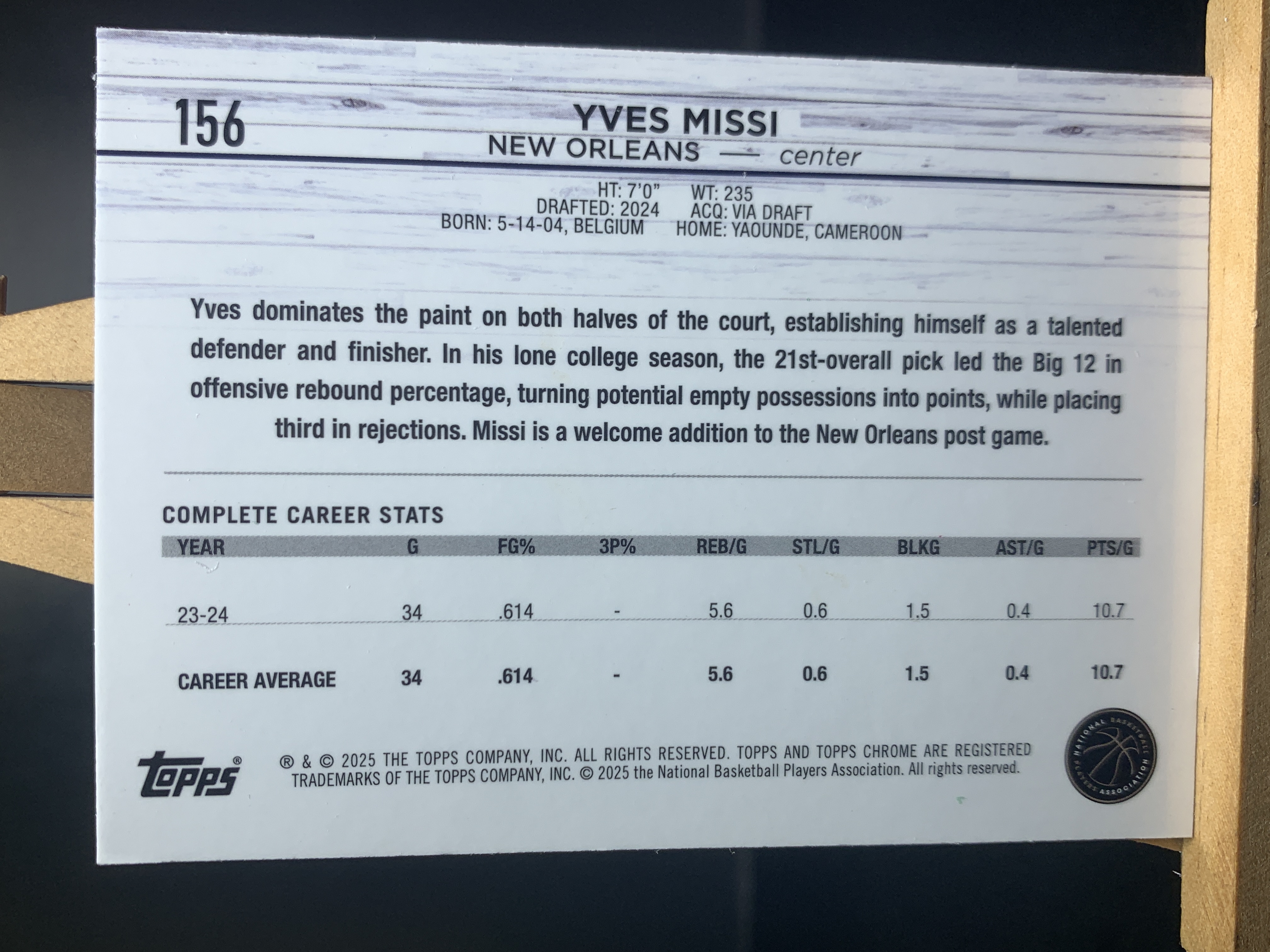 (S9) 2025 TOPPS 紫折 新秀RC 伊夫 米西 近期大热球星 收藏必备 卡品如图 ! ! !
