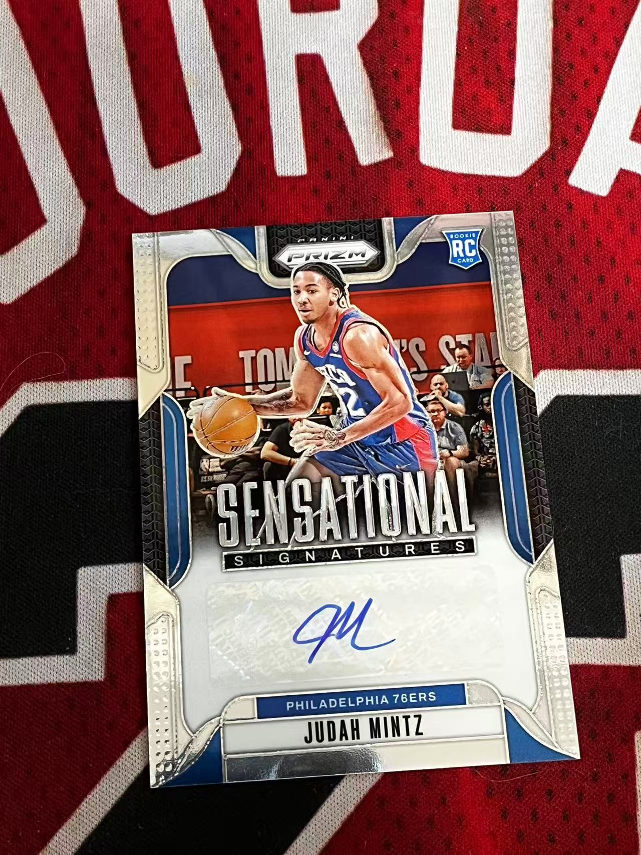 【接寄拍费率低至5%含卡淘手续费】2024-25 PANINI PRIZM PZ系列 76人 新秀RC 朱达明茨 签字卡 正新秀SS签字卡 专收凑套必【烂臭嘴拍卖】