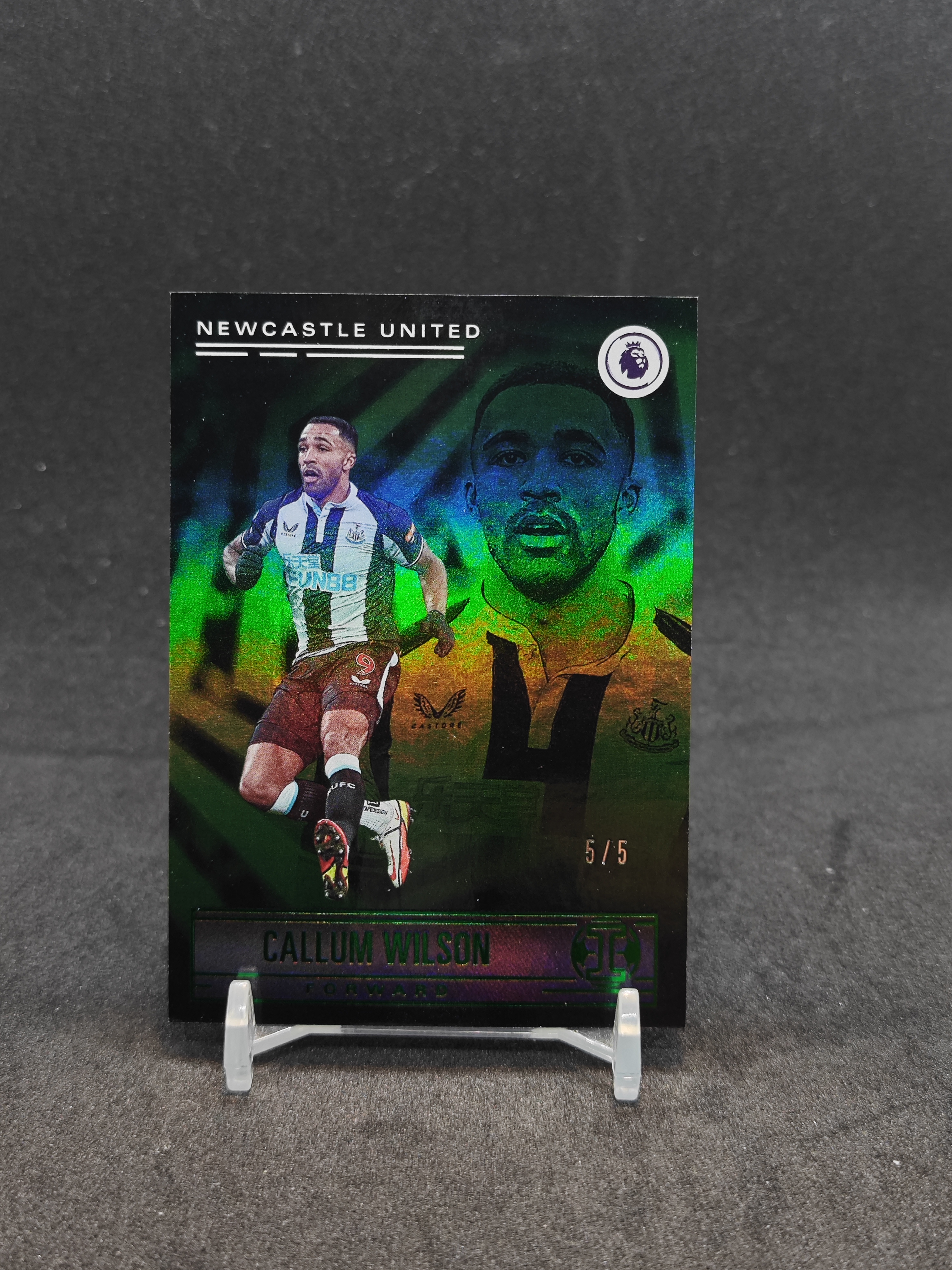 【5/5编 尾编 绿折】2021-22 Panini Chronicles 编年史 英超 纽卡斯尔 威尔逊 威尔森 Callum Wilson