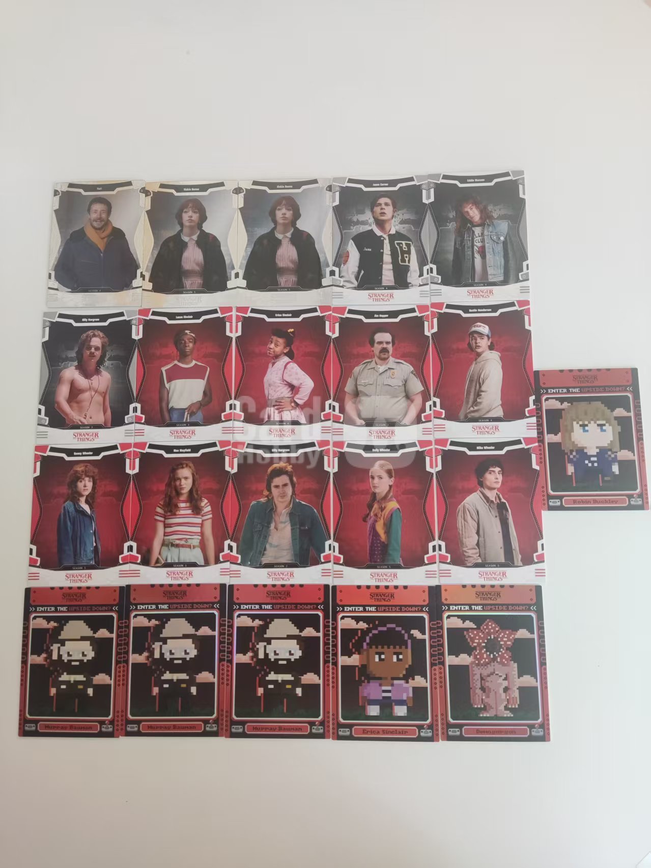 基础卡 人物 银折 平行 像素特卡 21张lot 2026 吾流 吾流不凡 Wustyle Stranger Things 怪奇物语 Retro系列 不保卡品 实卡好看