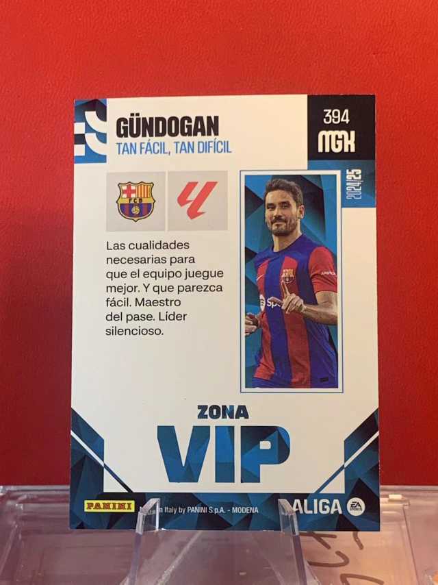 (老末精品代拍)2024-25 Panini Laliga 西甲 Ilkay Gundogan 伊尔卡伊 京多安 巴萨 Zona Vip贵宾区特卡 折射 顺丰空运 免费代拍E29