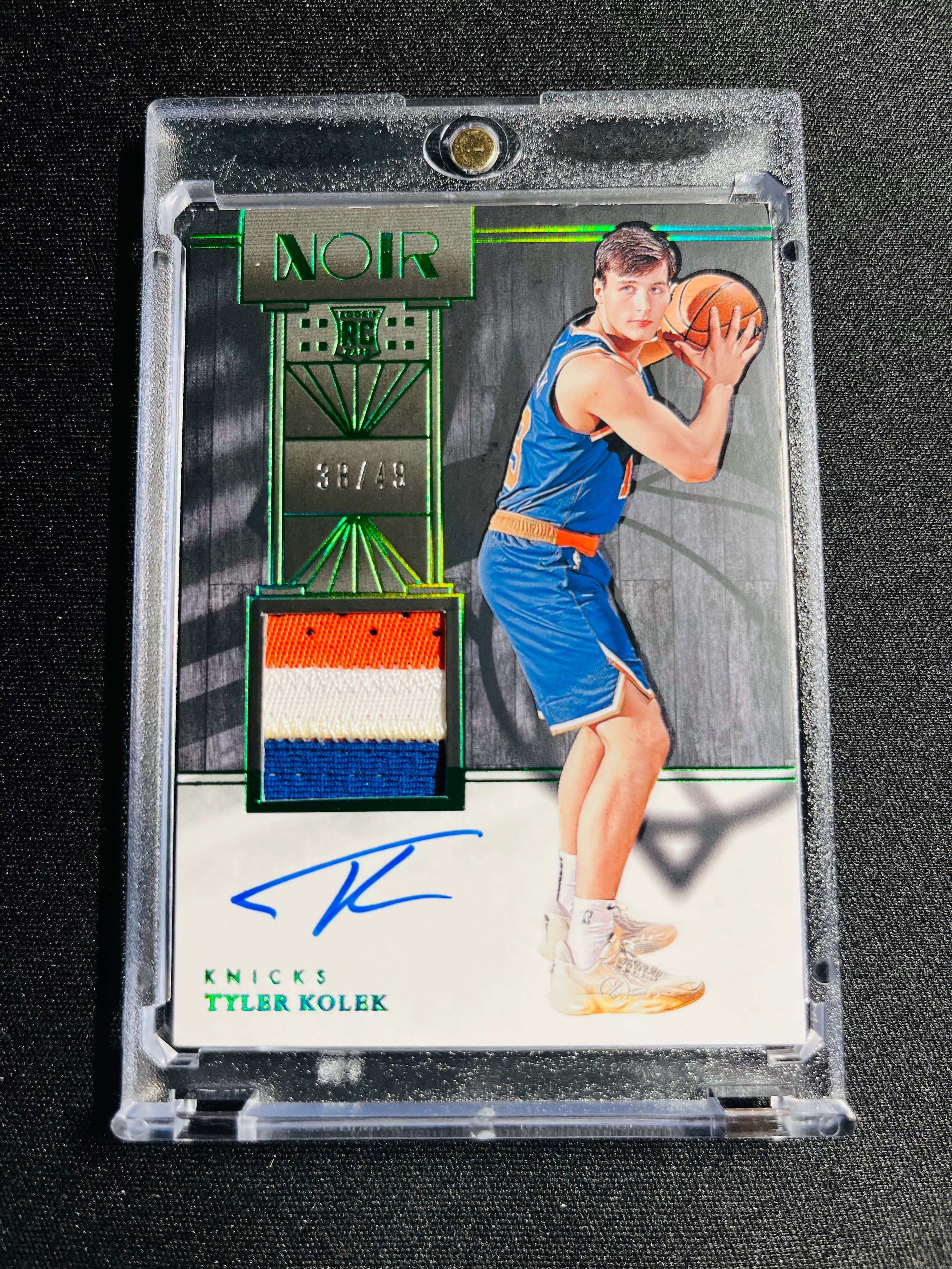 【VC拍卖0手续费到卡预付90%】2024-25 Noir 尼克斯 泰勒 科莱克 新秀 49编 彩色 patch 签字 RPA 选图帅气 实卡好看 收藏必备——TD