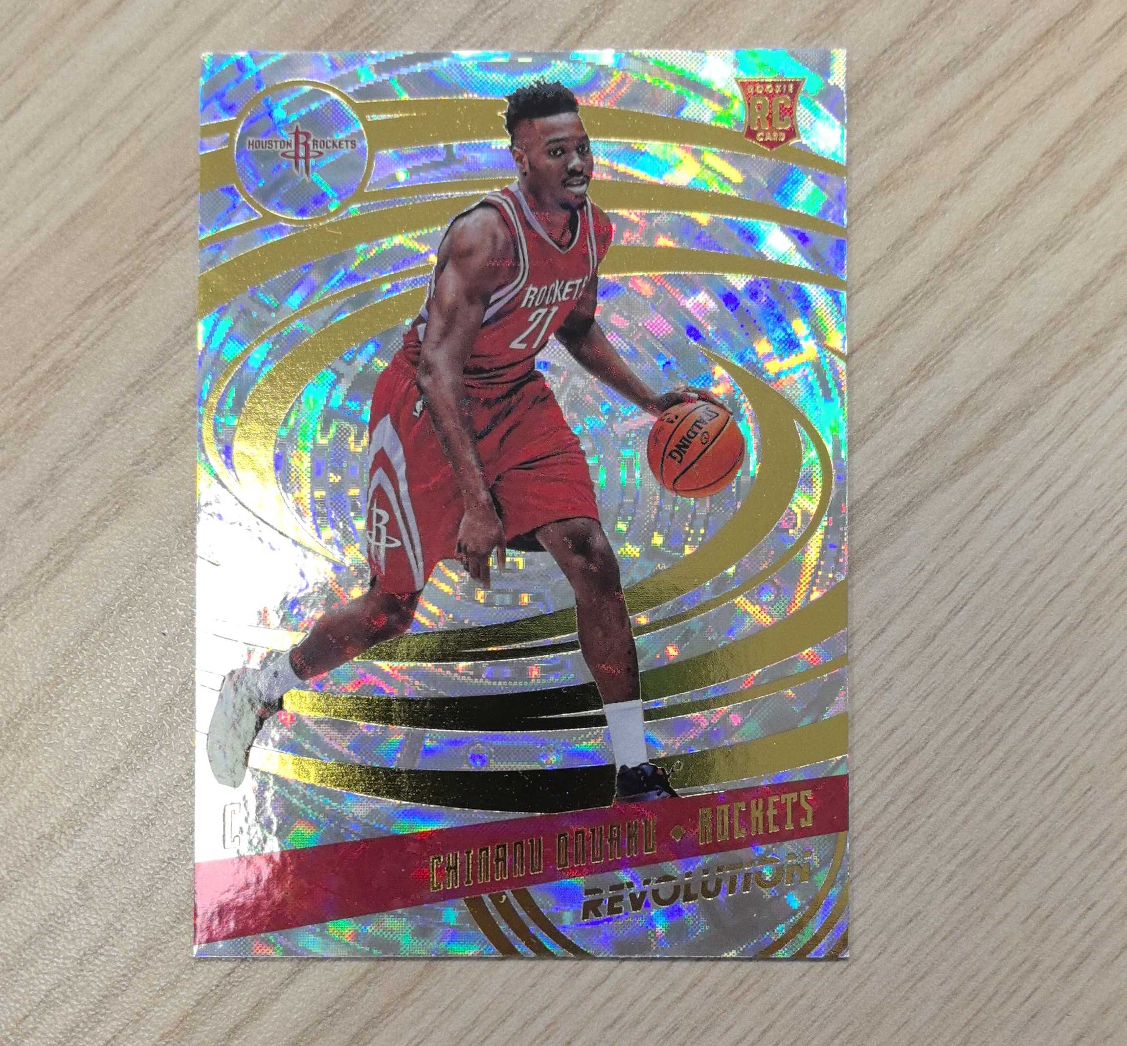 2016-17 Panini Revolution Chinanu Onuaku RC 齐纳努·欧努阿库 革命 银河 新秀卡 发展联盟榜眼秀 16年火箭次轮秀 硬通货 极具收藏价值