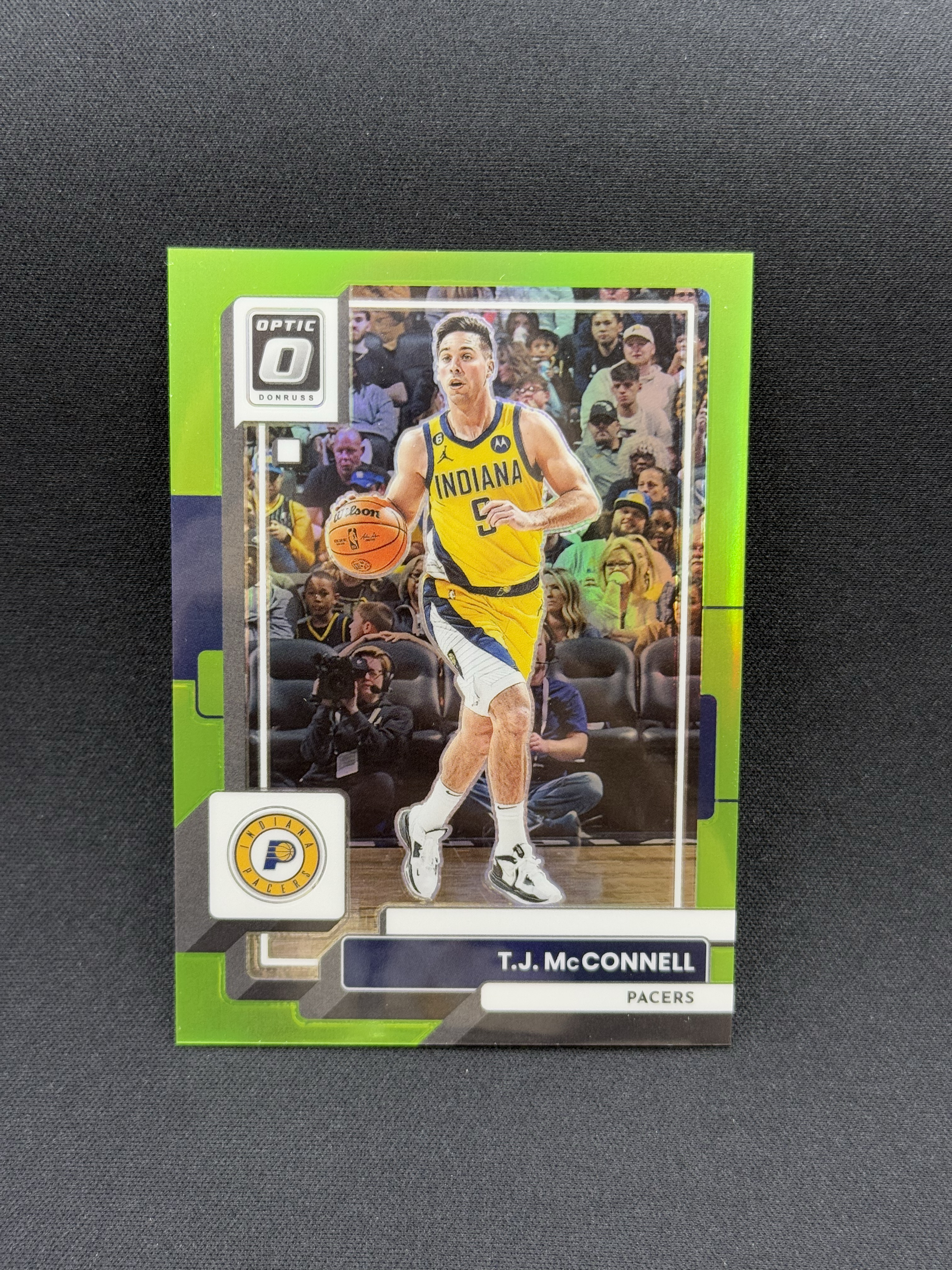 2022-23 Panini Donruss Optic T.J. McConnell 【小贝代拍】NBA 杜蕾斯 Op 步行者 T.J. 麦康诺 绿折 149编 卡品如图 拍前看描述 HCT