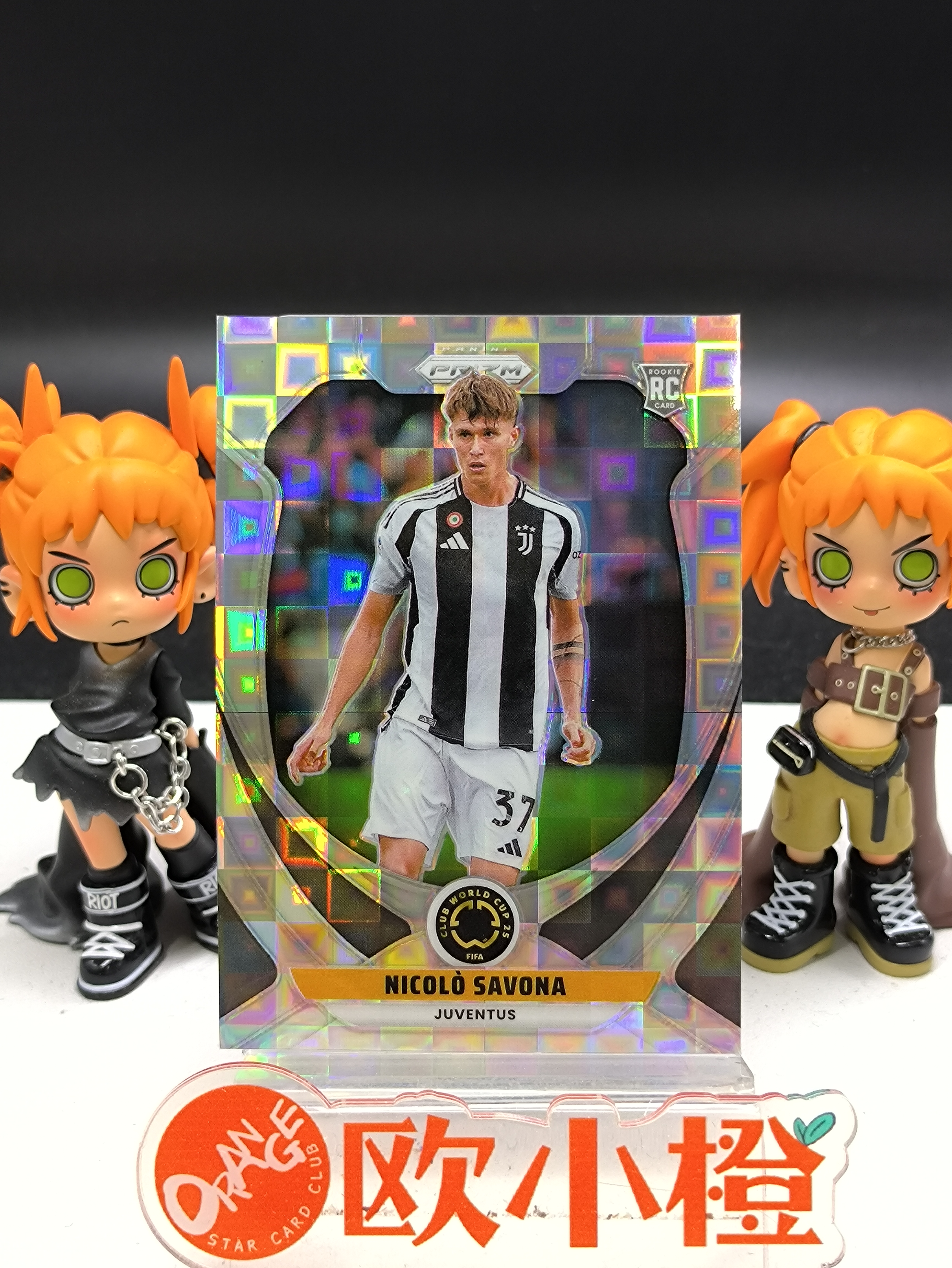 2025 【欧小橙急速拍】 Prizm Nicolo Savona RC 世俱杯PZ 尤文图斯 新秀 萨沃纳 潘多拉折 收藏必备 航-JFE9149