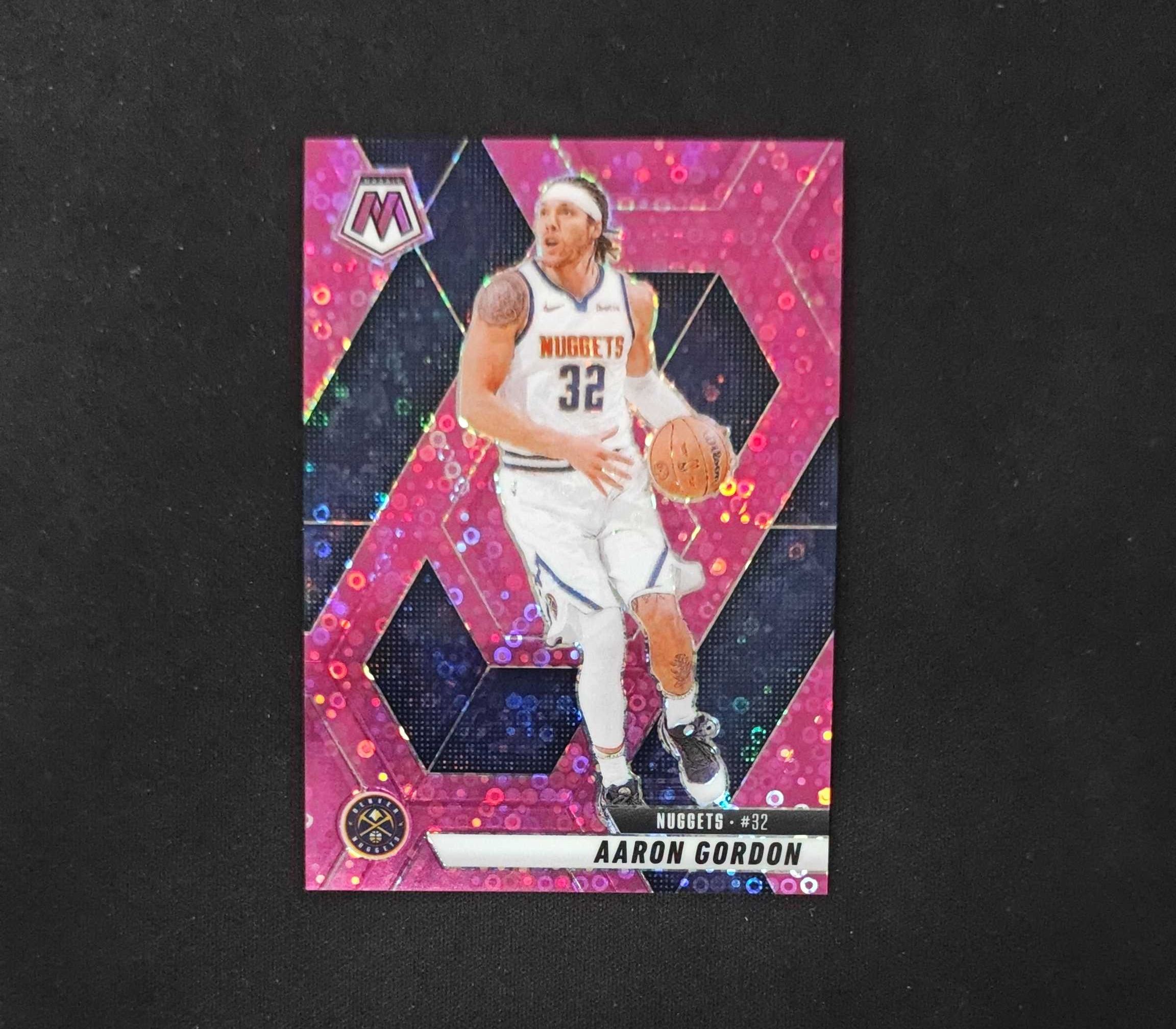 2024-25 Panini Mosaic Aaron Gordon 【SC拍卖】马赛克 掘金 戈登 15/20编 粉泡泡 瑕疵如图 收藏必备(小骆)