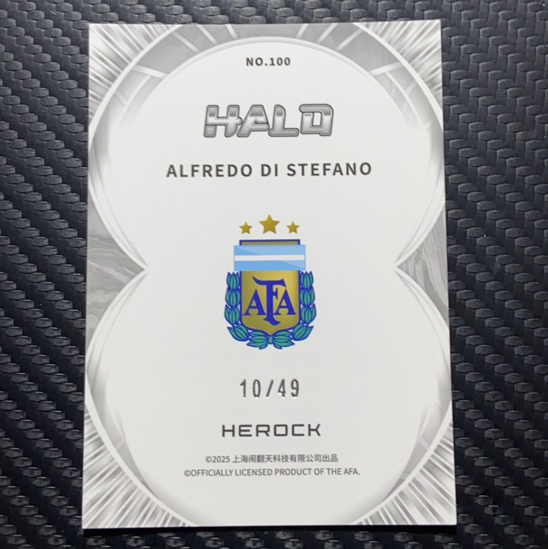 【小牛代拍】2025 halo 闹翻天 阿根廷队盒 Herock Halo Alfredo Di Stefano 迪斯蒂法诺 橙折 10/49编 卡品如图(男)