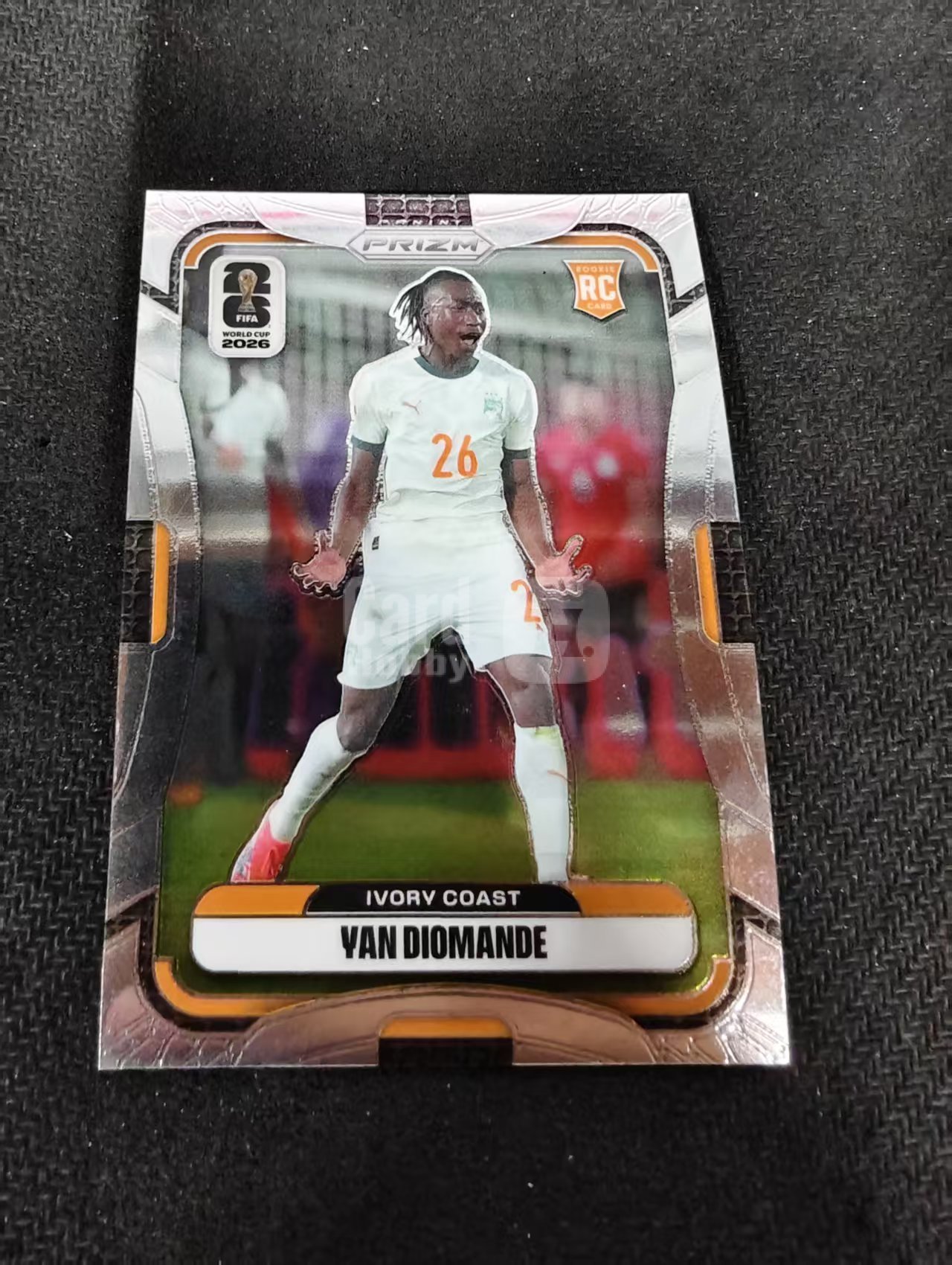 2026 Panini World Cup Prizm Yan Diomande RC 新秀 世界杯 科特迪瓦 扬 迪奥曼德 PZ世界杯 划痕 边角瑕疵#257