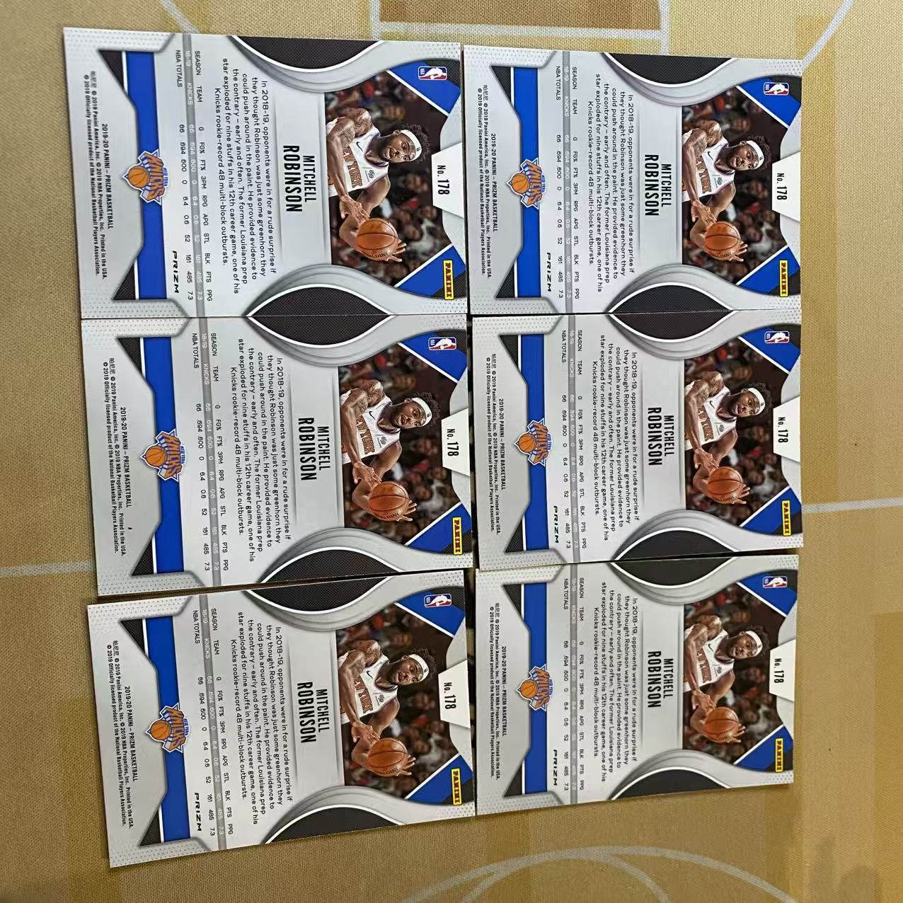 撸卡厮 Lukas 1920 尼克斯 悍将 米切尔 罗宾逊 三色折 红折 绿折 折射卡 打包(人种)