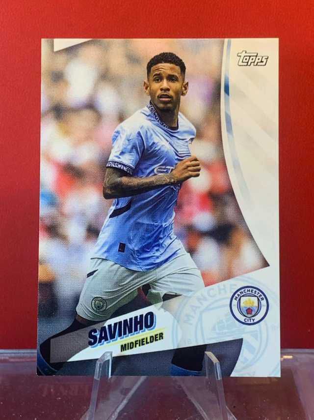 （老末代拍）E19 2024 Topps Savinho 曼城 蓝月亮队盒 萨维尼奥 萨维奥 顺丰寄付 免费代拍 不保卡品