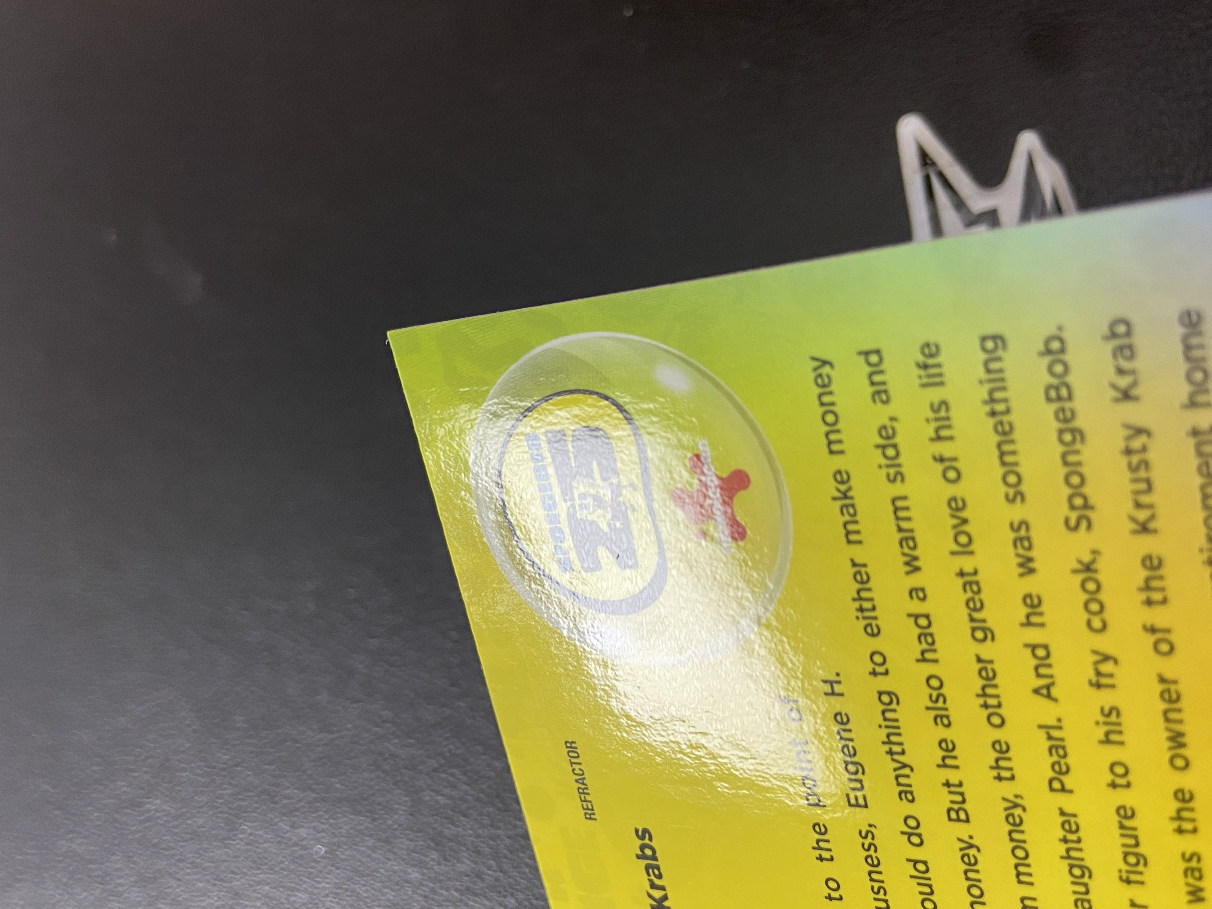 【暴怒代卖】2025 Topps Chrome 海绵宝宝 SpongeBob 25周年 元年 TC Mr.Krabs 蟹老板 正银折 收藏必备 瑕疵如图|暴怒汤白F7