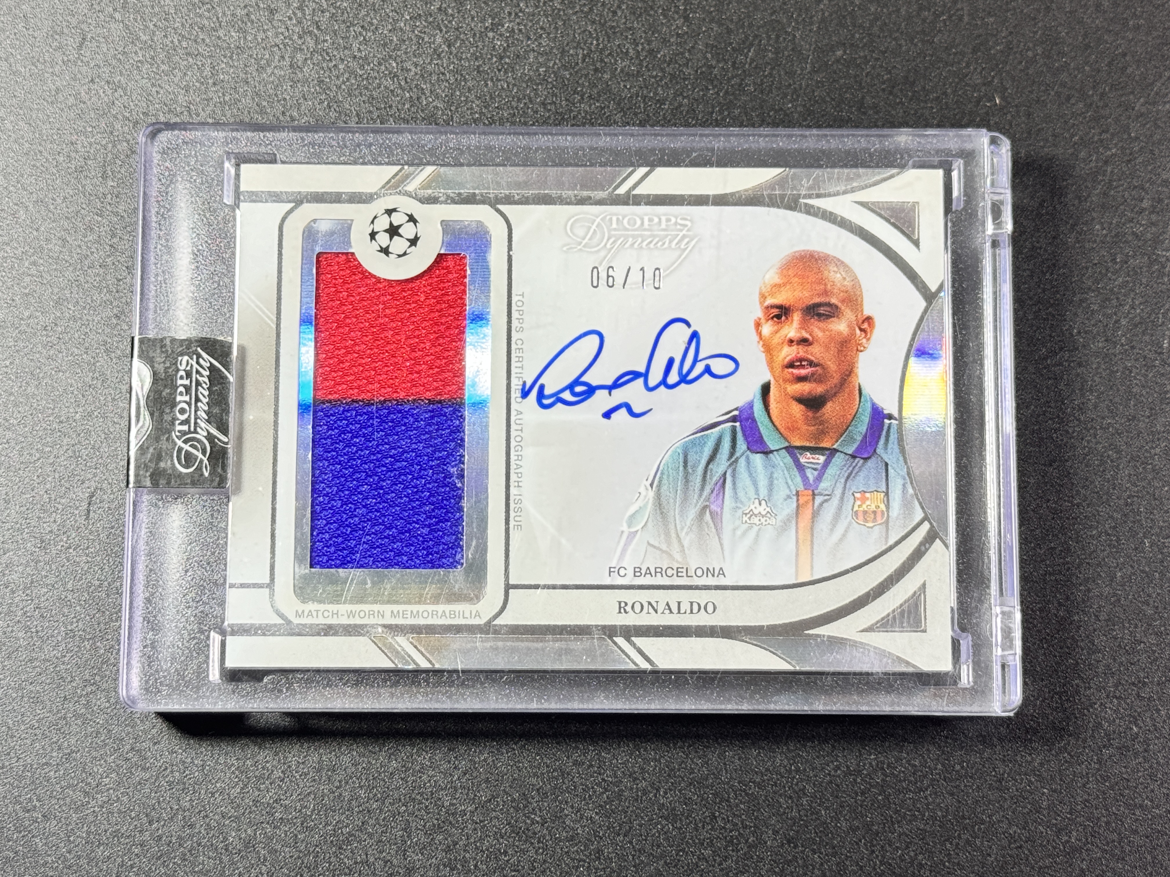 【喷子拍卖】2025 topps dynasty Ronaldo 欧冠王朝 巴塞罗那 外星人 罗纳尔多 patch 签字 10编 PA 卡签 ...